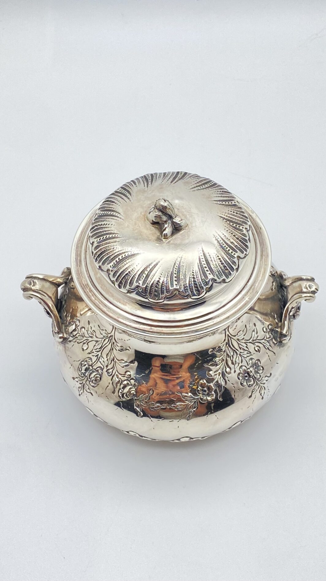 ZUCCHERIERA IN ARGENTO. FRANCIA 1860 CIRCA. - immagine 22