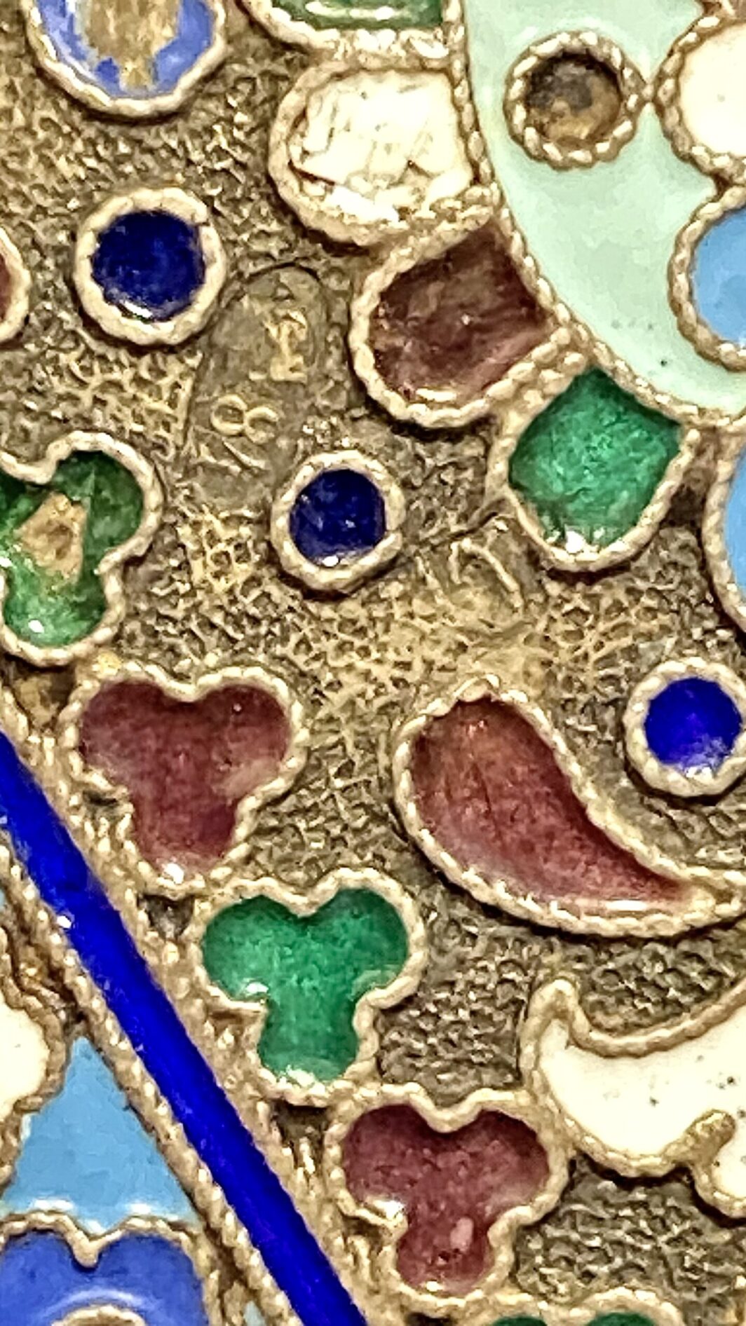 SUPERBO PORTASIGARETTE IN ARGENTO RICCAMENTE DECORATO A SMALTI CLOISONNÈ, FIRMATO DAL CELEBRE MAESTRO ARGENTIERE RUSSO KHLEBNIKOV. RUSSIA , XIX SEC. - immagine 6