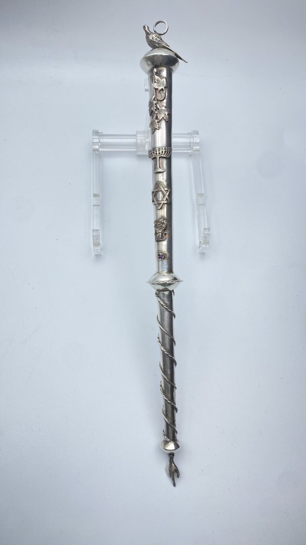 YAD IN ARGENTO. PUNZONI CON ISCRIZIONE 1894 - immagine 10