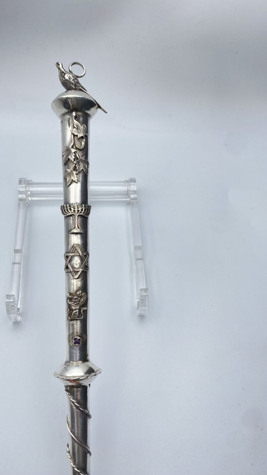 YAD IN ARGENTO. PUNZONI CON ISCRIZIONE 1894 - immagine 11