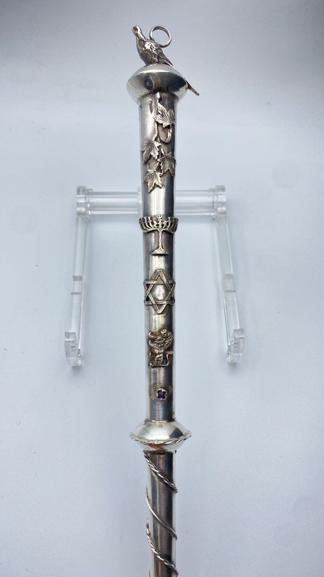 YAD IN ARGENTO. PUNZONI CON ISCRIZIONE 1894 - immagine 12