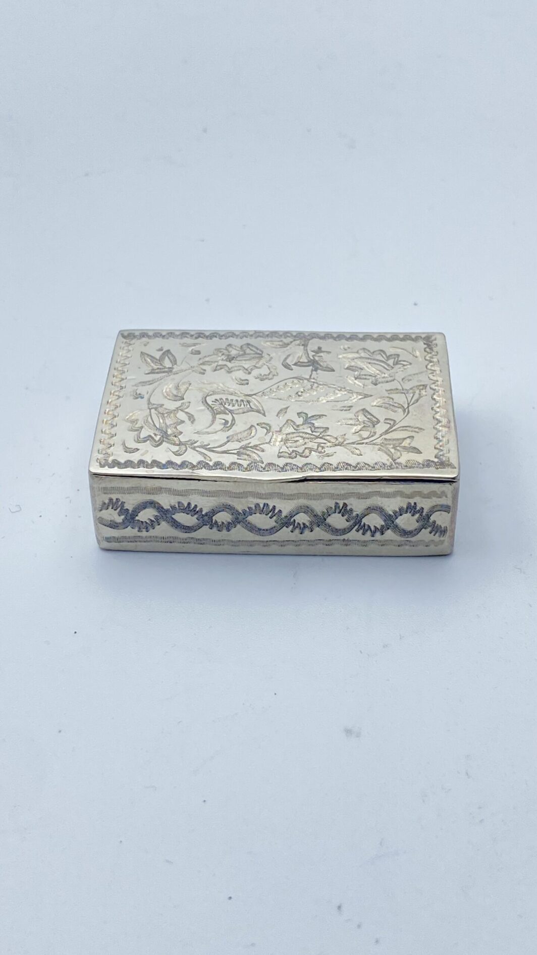 TABACCHIERA IN ARGENTO XIX sec.