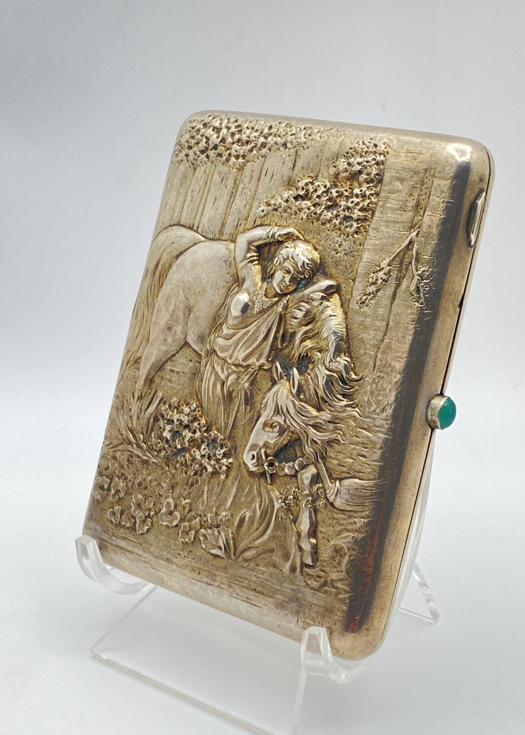 PORTASIGARETTE IN ARGENTO. RUSSIA XIX sec.