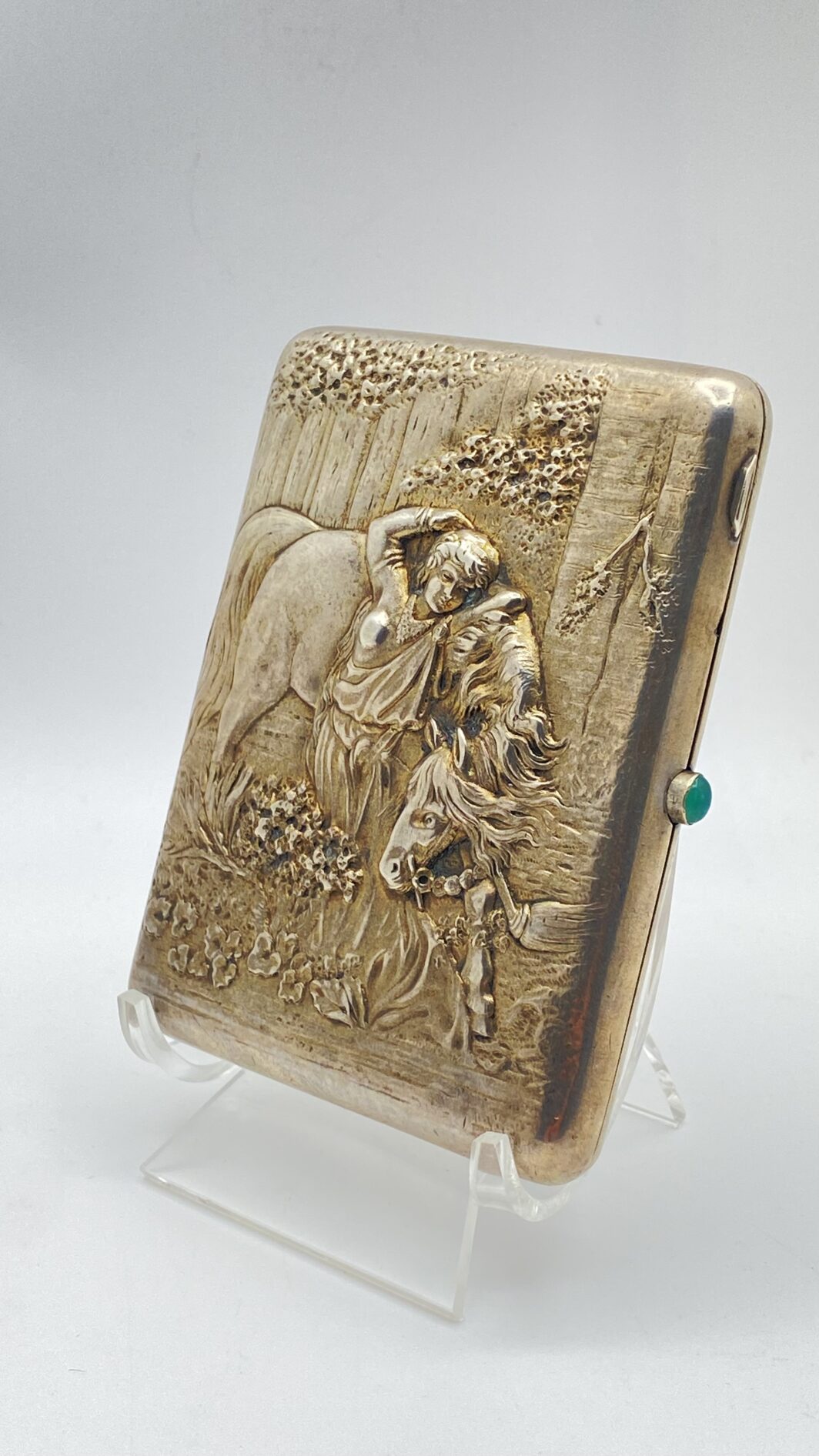 PORTASIGARETTE IN ARGENTO. RUSSIA XIX sec.