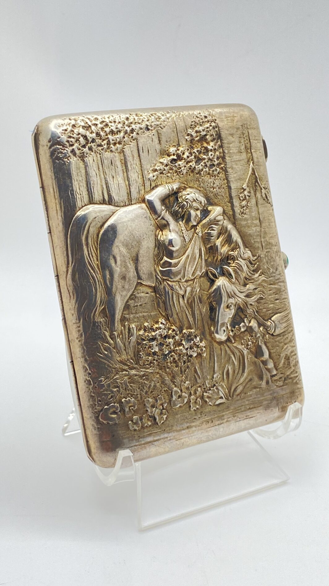 PORTASIGARETTE IN ARGENTO. RUSSIA XIX sec. - immagine 11