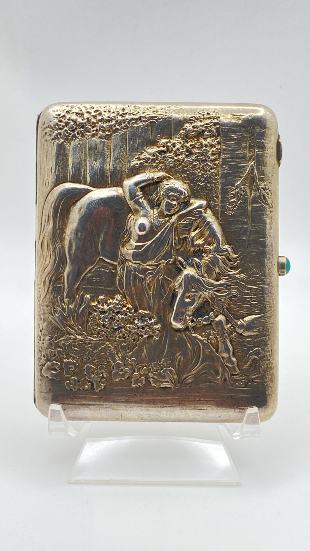 PORTASIGARETTE IN ARGENTO. RUSSIA XIX sec. - immagine 3