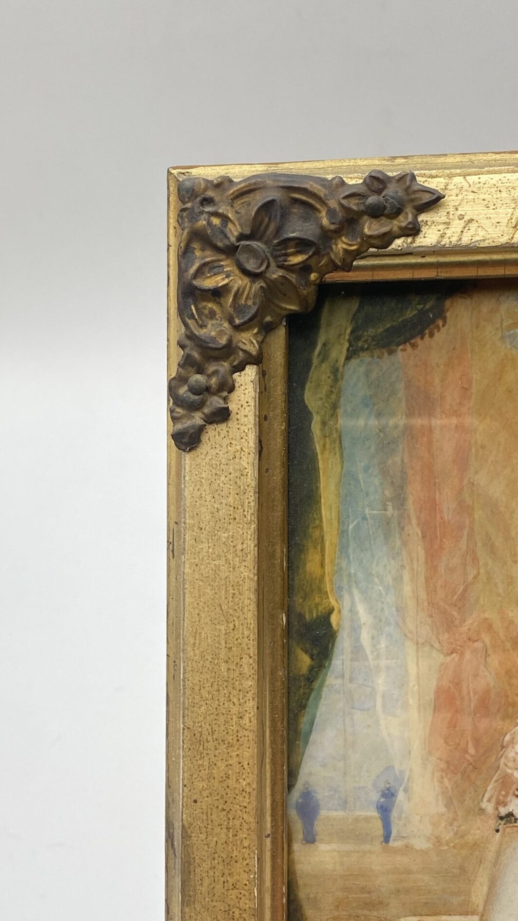 RITRATTO DI UNA GIOVANE REGINA VITTORIA. MINIATURA SU MATERIALE ORGANICO PREZIOSO. INGHILTERRA XIX sec - immagine 5