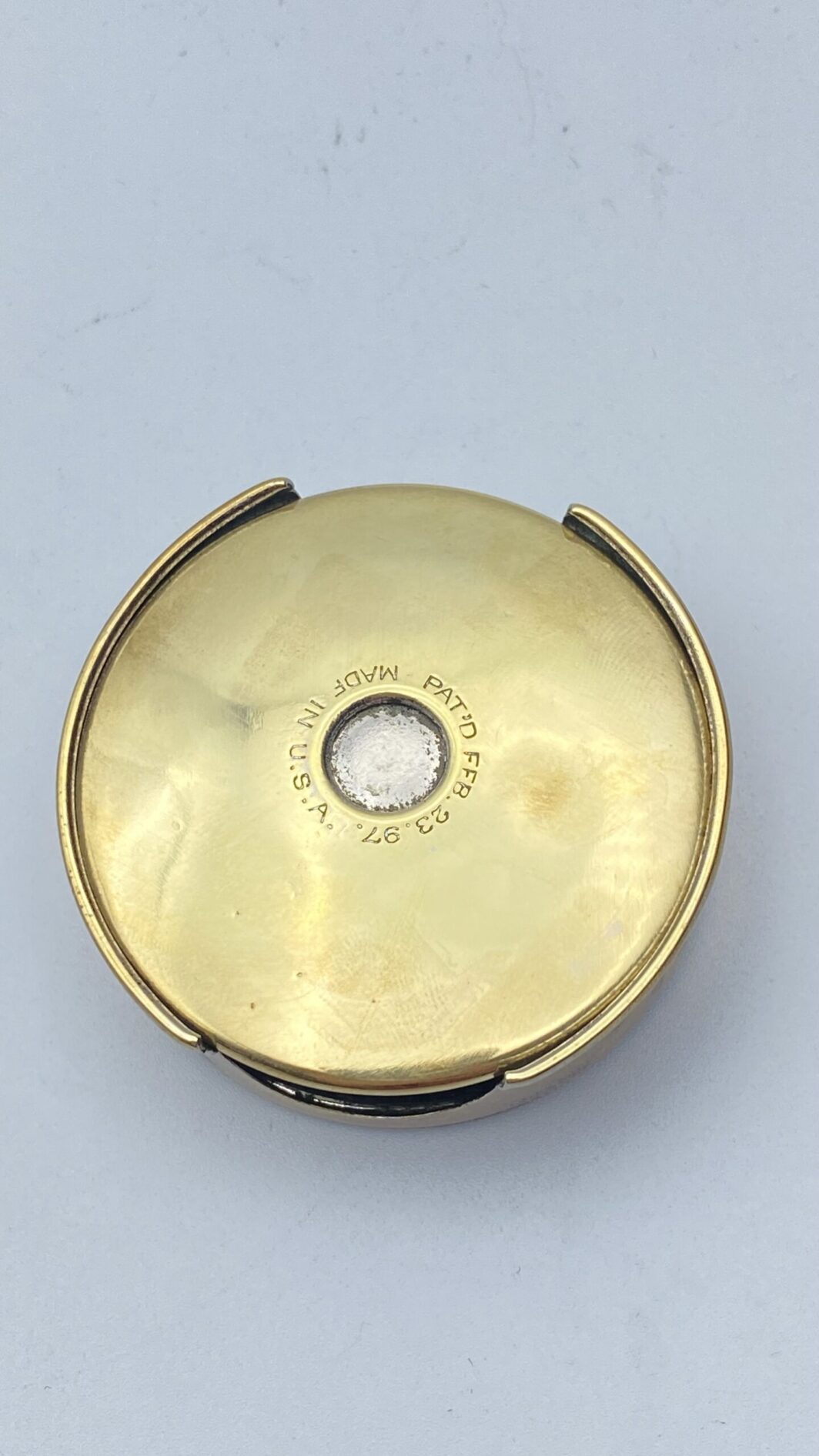 ORIGINALE BICCHIERE DA TASCA O BORSETTA. VINTAGE - immagine 3