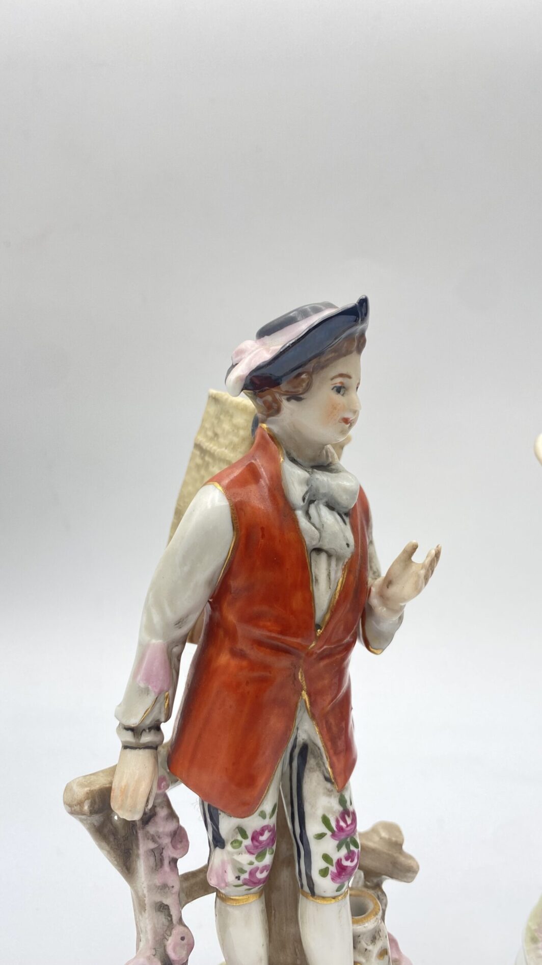 PAIO DI STATUINE IN PORCELLANA VEB, SCHEIBE ALSBACH, GERMANIA PRIMA METÀ XIX sec. - immagine 4