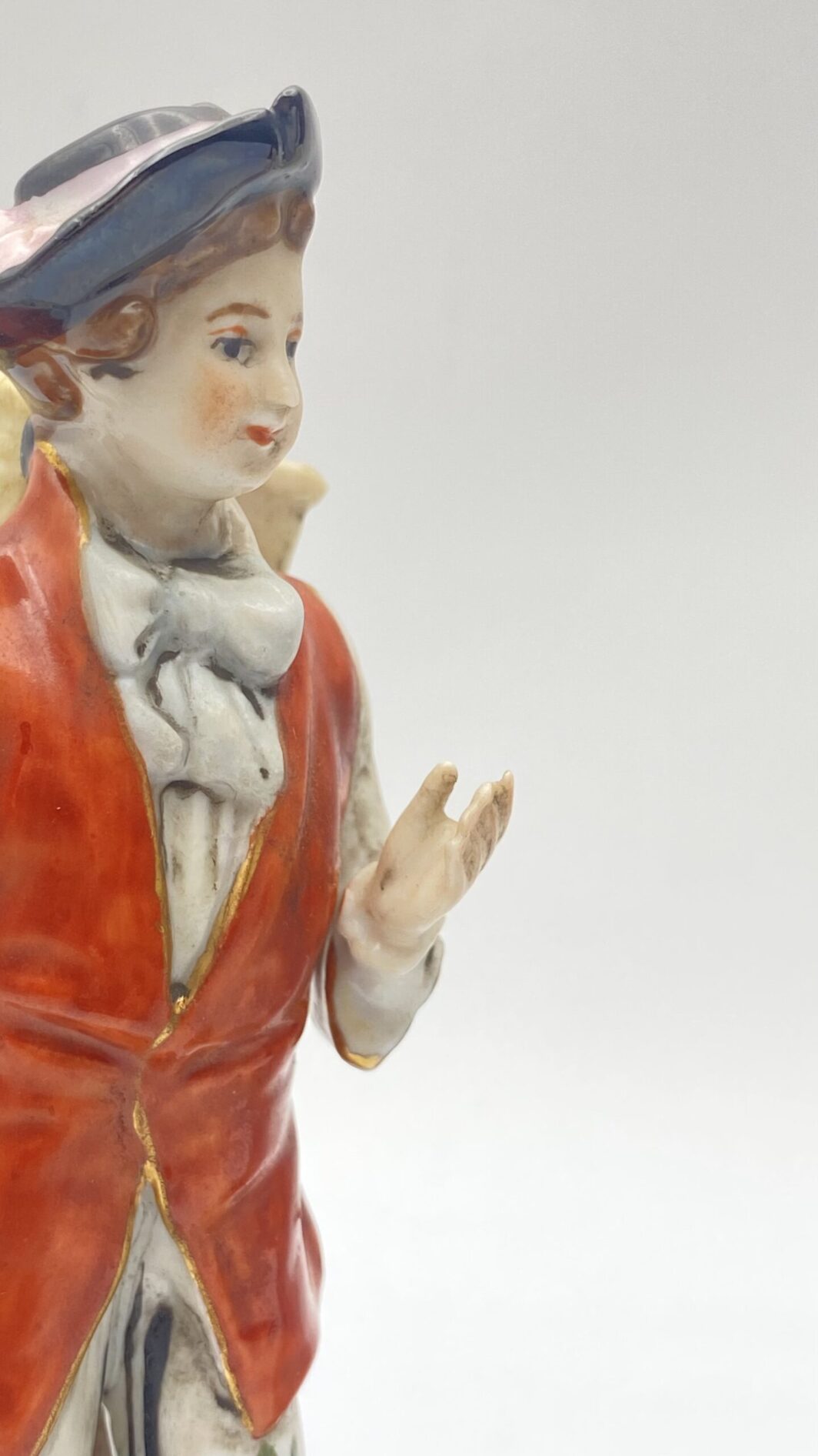 PAIO DI STATUINE IN PORCELLANA VEB, SCHEIBE ALSBACH, GERMANIA PRIMA METÀ XIX sec. - immagine 6