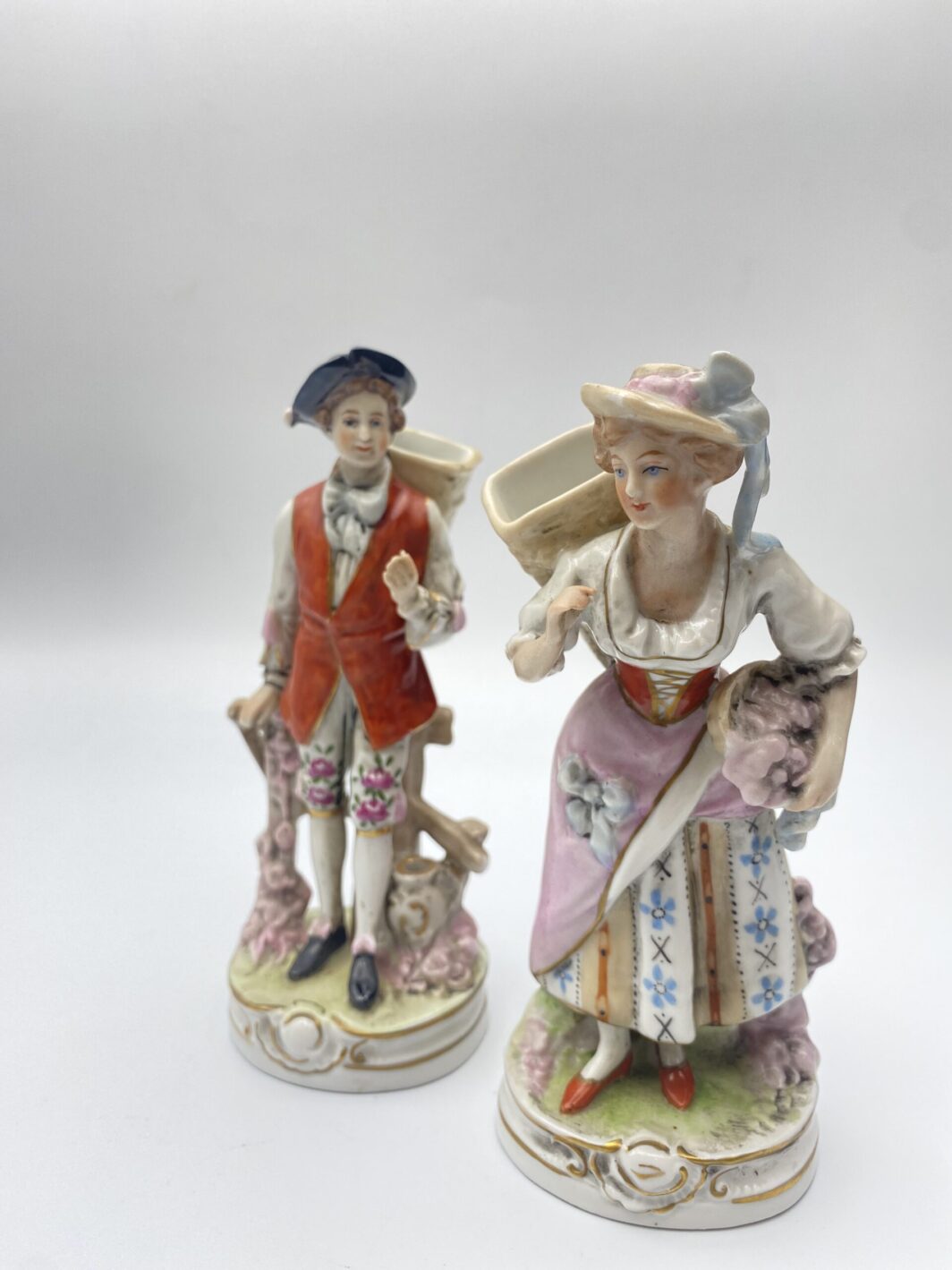 PAIO DI STATUINE IN PORCELLANA VEB, SCHEIBE ALSBACH, GERMANIA PRIMA METÀ XIX sec. - immagine 21