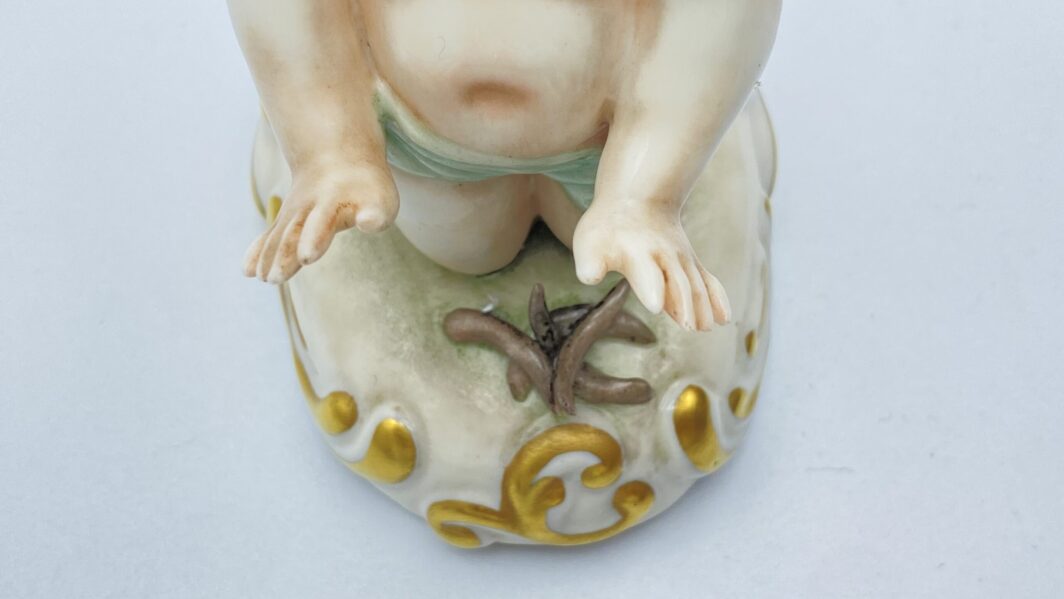 PAIO DI ANGELI IN PORCELLANA DI CAPODIMONTE. NAPOLI, FINE ‘800 - immagine 10