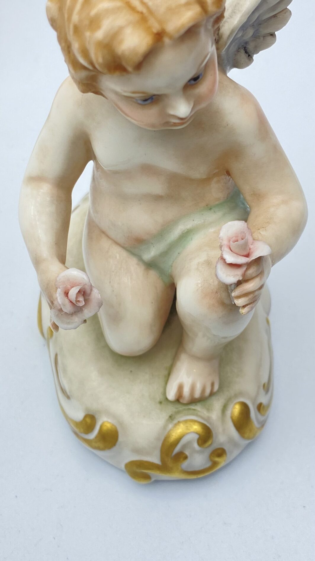 PAIO DI ANGELI IN PORCELLANA DI CAPODIMONTE. NAPOLI, FINE ‘800 - immagine 13