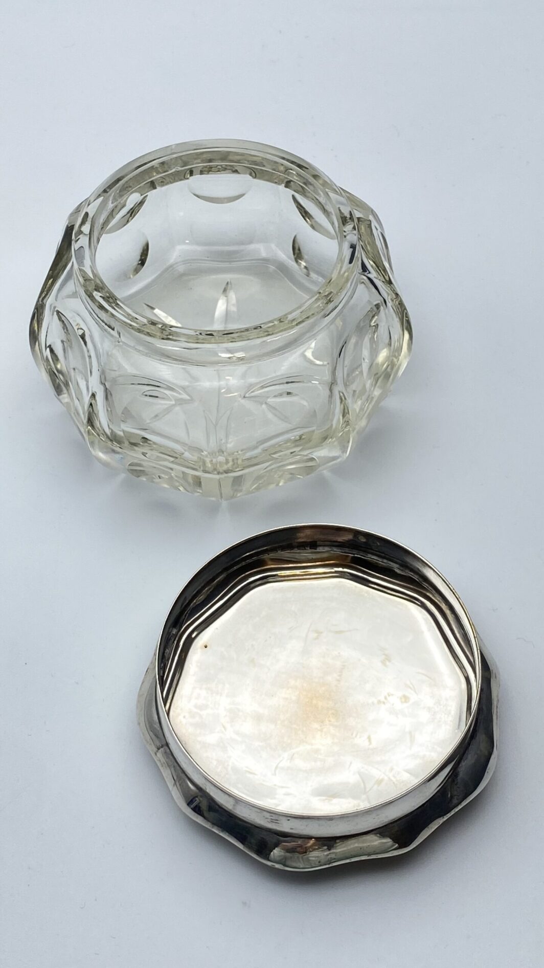 SCATOLA IN ARGENTO E CRISTALLO, FINE XIX secolo, INIZI XX sec. - immagine 8