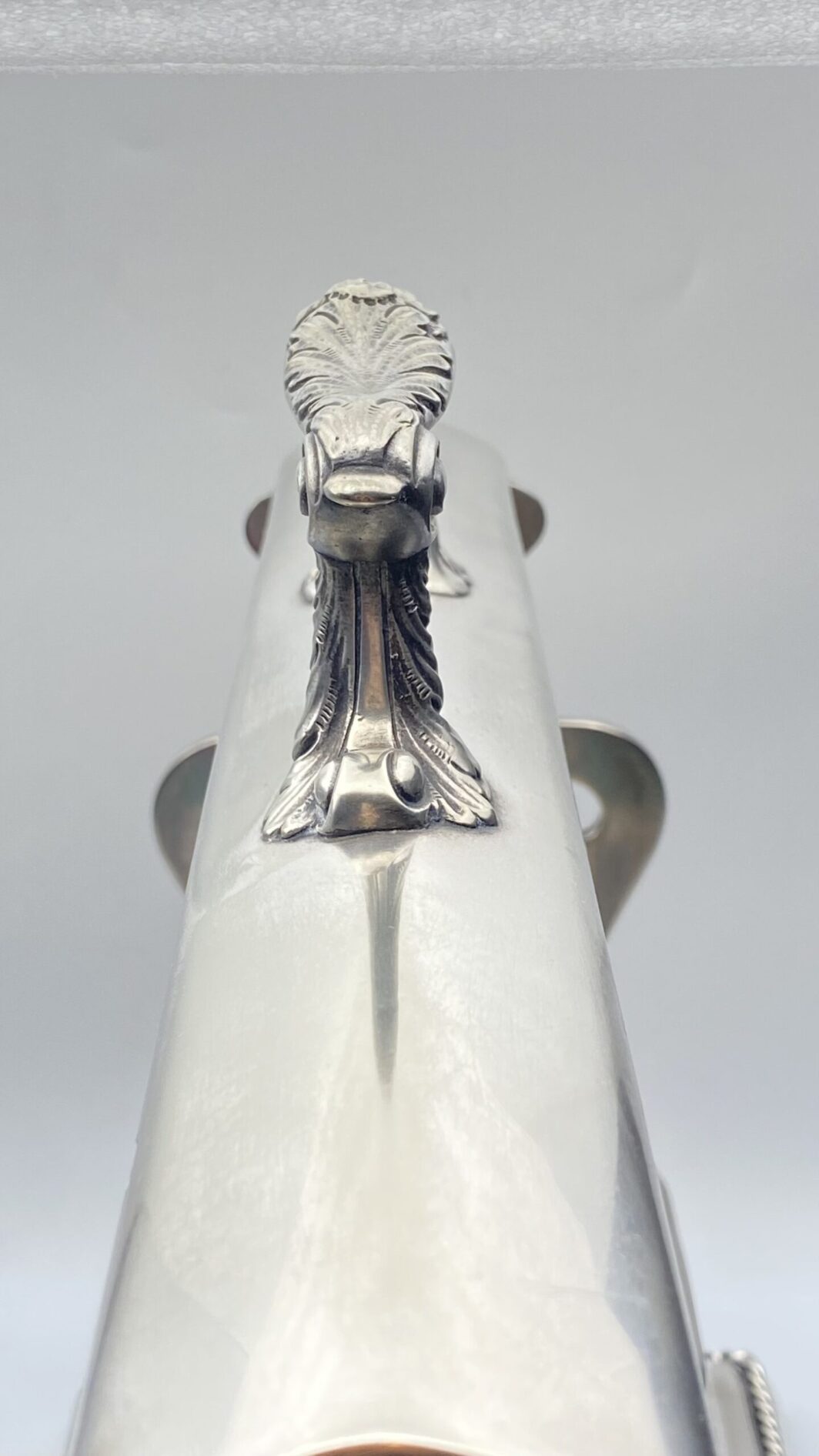 TANTALUS IN SHEFFIELD, ARGENTO 925 E CRISTALLO, FIRMATO WALKER & HALL. ANNO 1904 - immagine 13