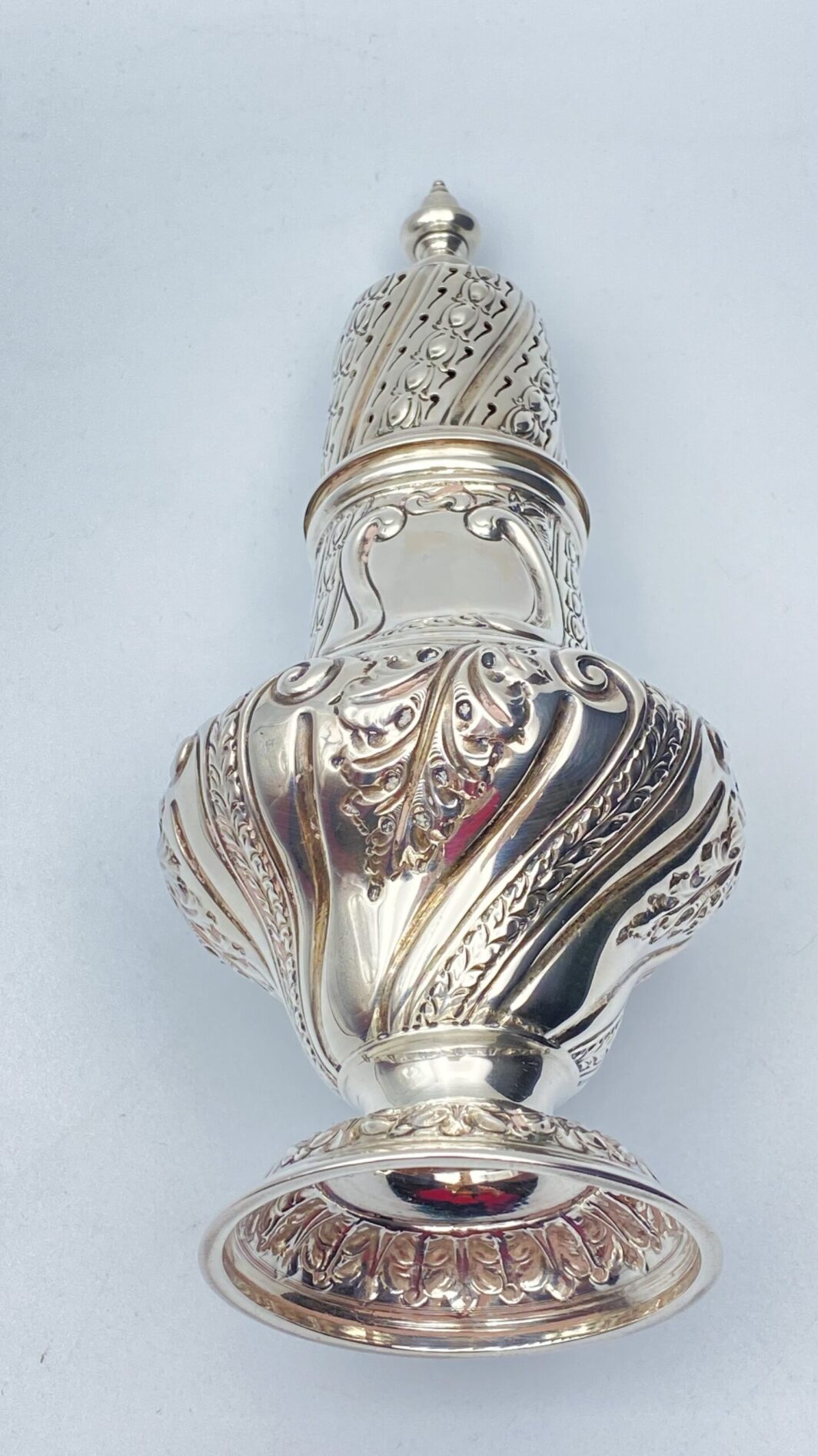 SPARGIZUCCHERO IN ARGENTO. PUNZONI CITTÀ DI LONDRA, ANNO 1913 - immagine 5