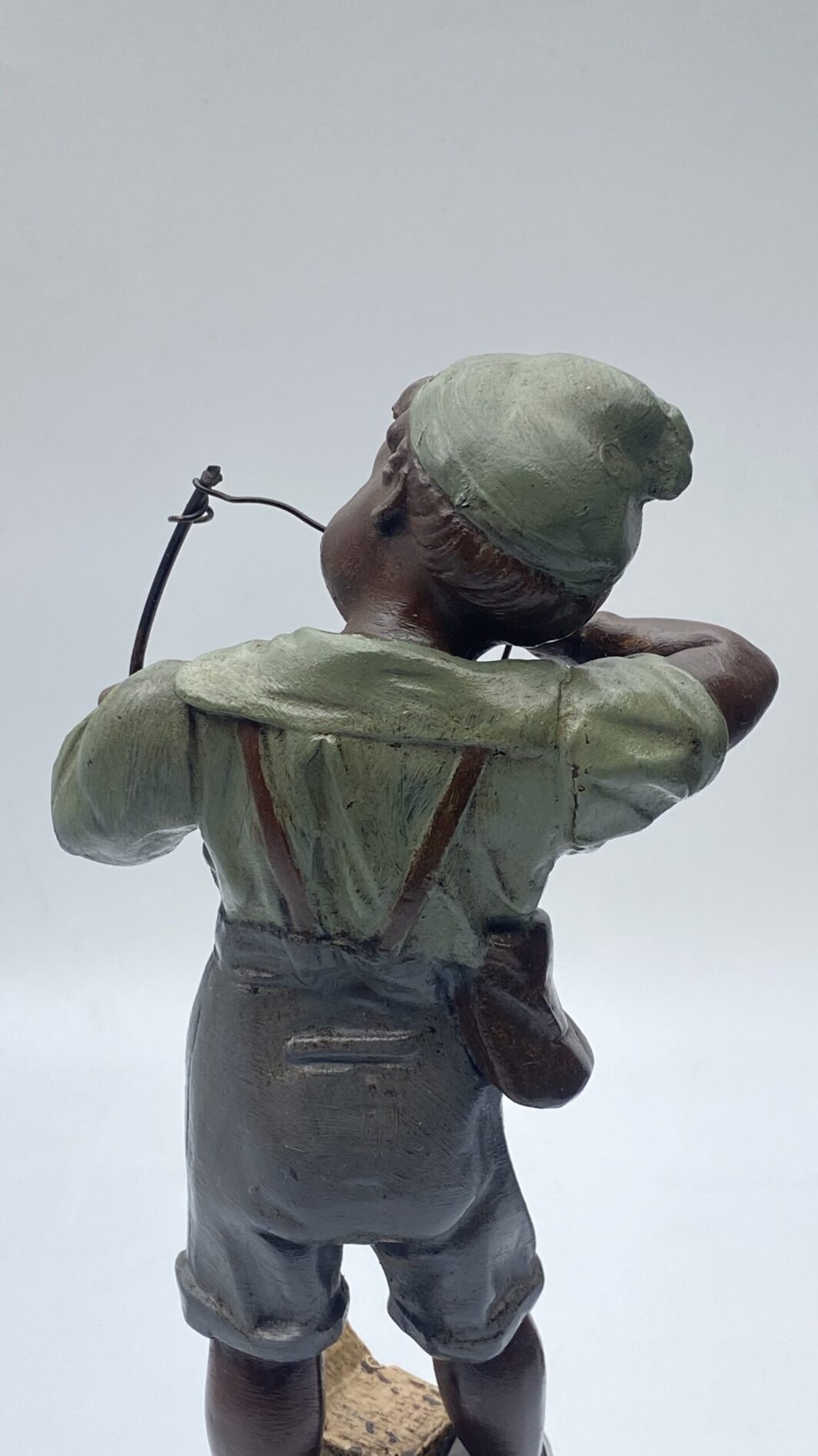 MONELLI ‘’SORTIE DE L’ECOLE’’ IN ANTIMONIO POLICROMO. SCULTORE GEO MAXIM (1885-1940) - immagine 21