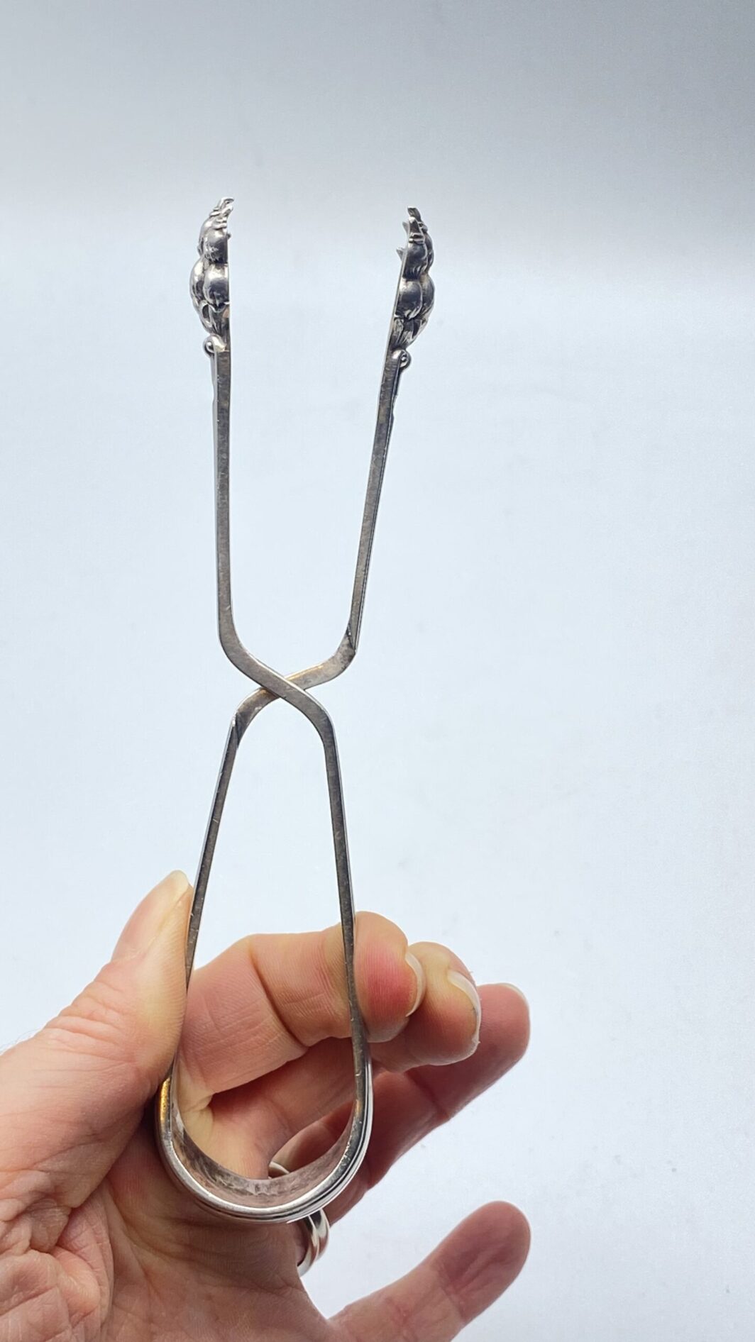 PINZA IN ARGENTO PER ZOLLETTE O PICCOLA PASTICCERIA. FRANCIA 1840 - immagine 9