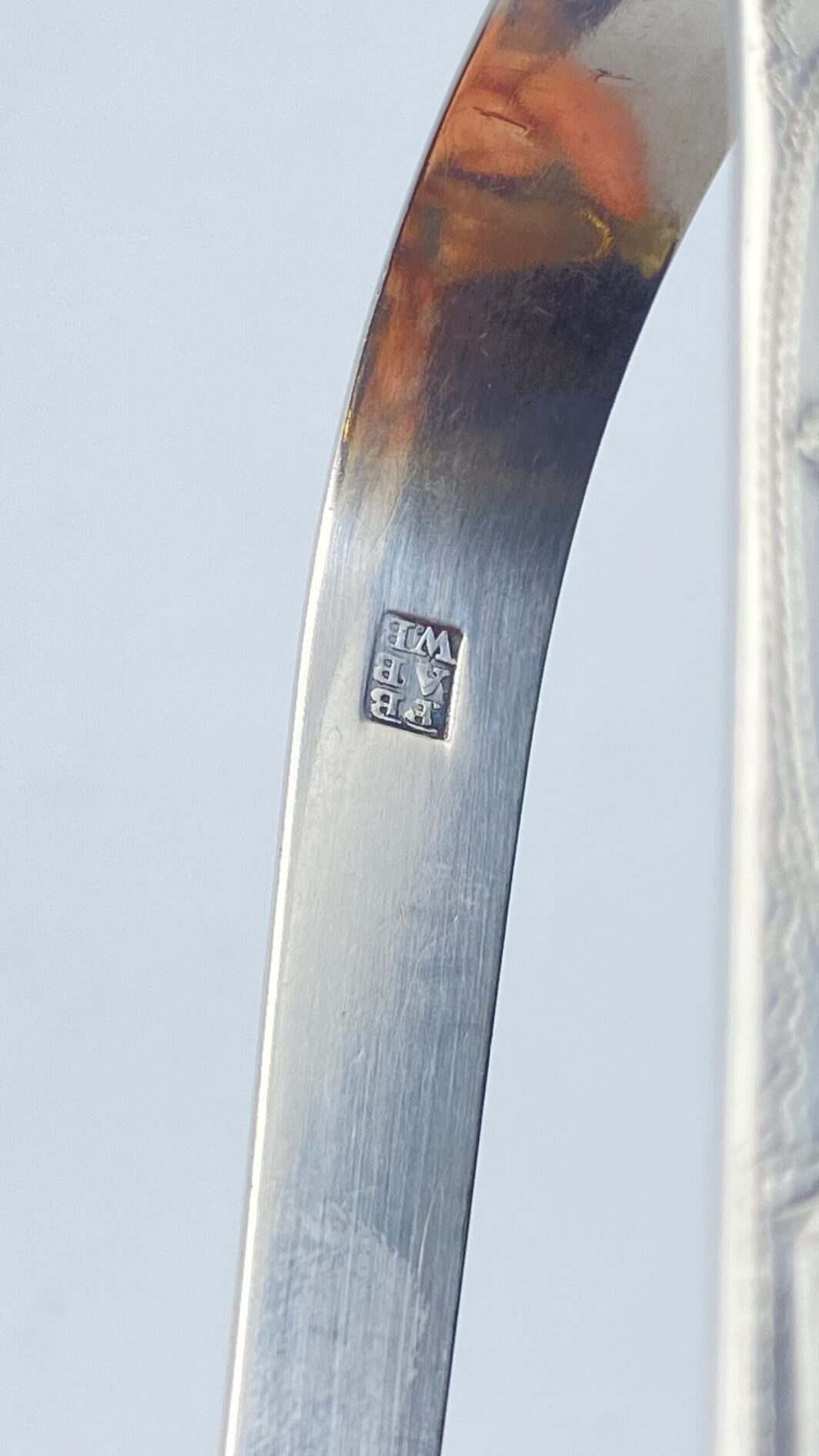 PINZA PER ZOLLETTE O PICCOLA PASTICCERIA, IN ARGENTO. LONDRA, ANNO 1802 - immagine 5