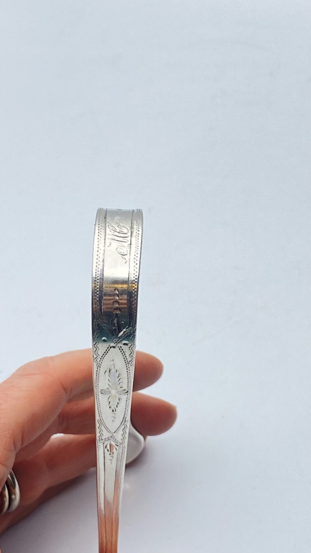 PINZA PER ZOLLETTE O PICCOLA PASTICCERIA, IN ARGENTO. LONDRA, ANNO 1802 - immagine 8