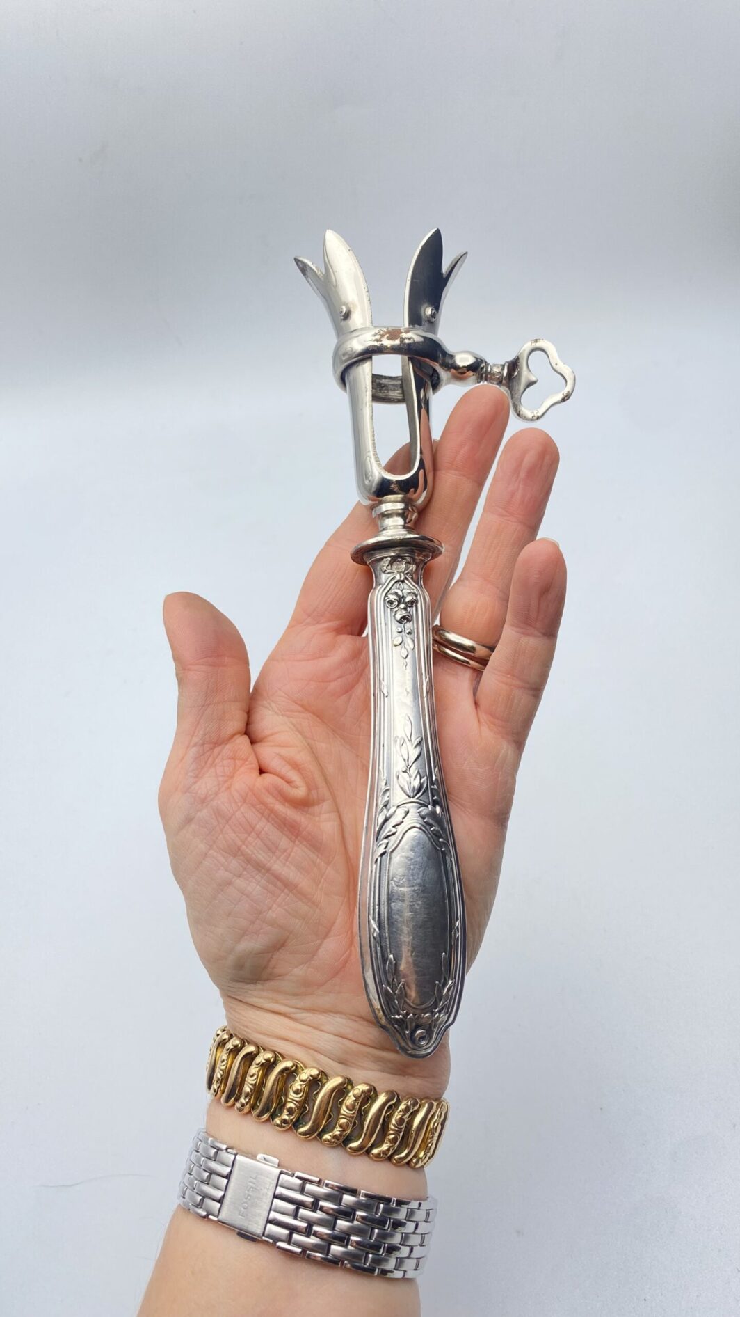 PINCE A GIGOT CON IMPUGNATURA IN ARGENTO. FRANCIA XIX sec. - immagine 10