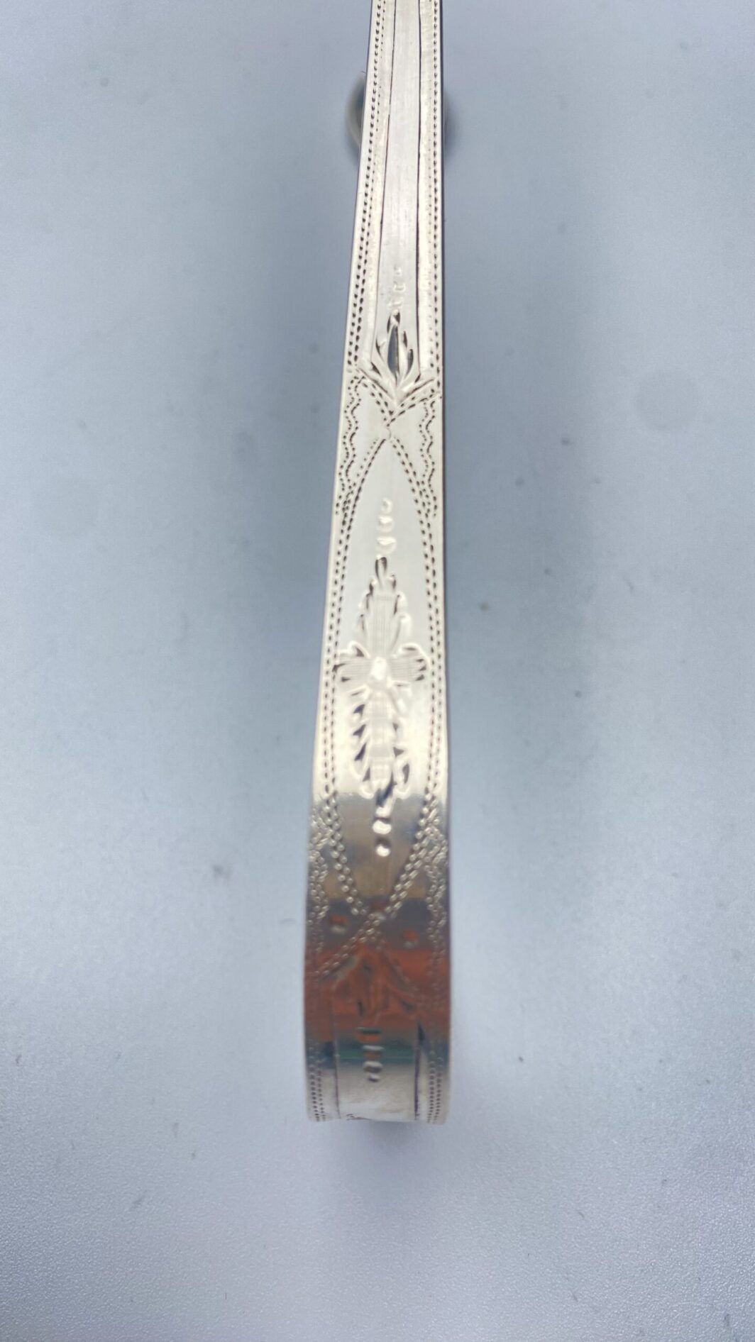 PINZA PER ZOLLETTE O PICCOLA PASTICCERIA, IN ARGENTO. LONDRA, ANNO 1802 - immagine 15