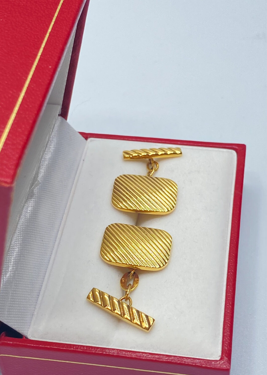 PAIO DI GEMELLI IN ORO 18 KT. ART DECO 1920-1930