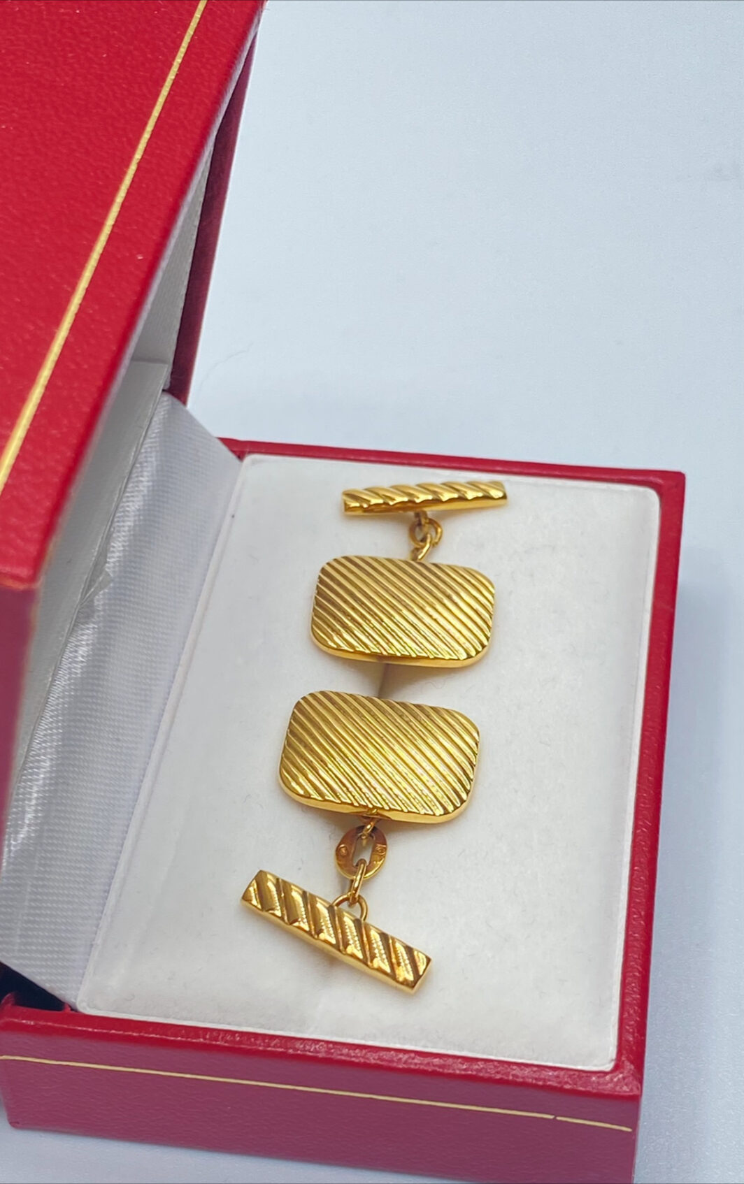 PAIO DI GEMELLI IN ORO 18 KT. ART DECO 1920-1930