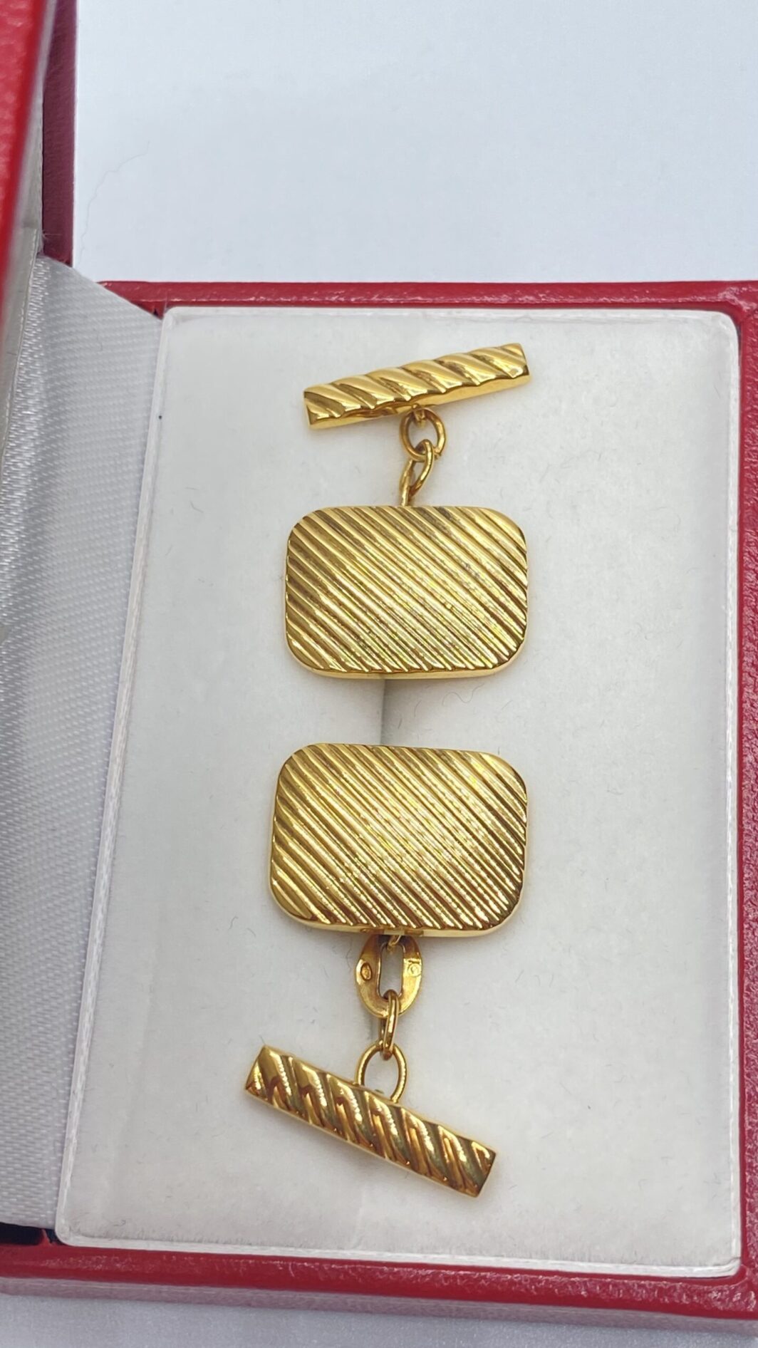 PAIO DI GEMELLI IN ORO 18 KT. ART DECO 1920-1930 - immagine 7