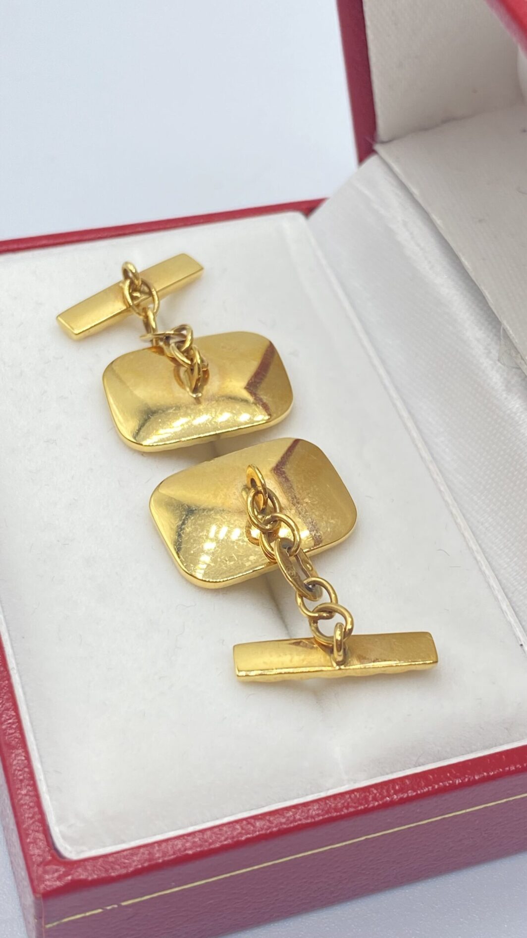 PAIO DI GEMELLI IN ORO 18 KT. ART DECO 1920-1930 - immagine 5