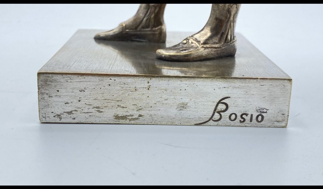 D’APRÈS FRANÇOIS JOSEPH BOSIO. GIOVANE ENRICO IV IN BRONZO ARGENTATO - immagine 26