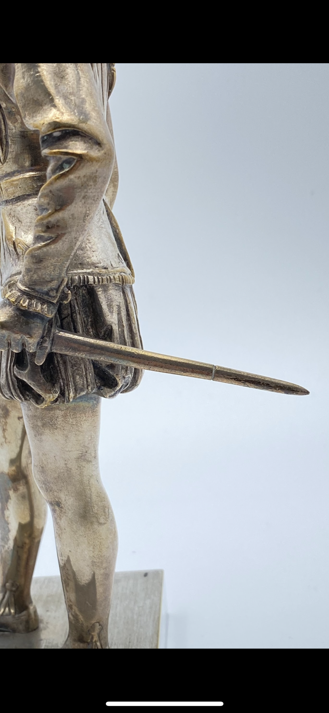 D’APRÈS FRANÇOIS JOSEPH BOSIO. GIOVANE ENRICO IV IN BRONZO ARGENTATO - immagine 15
