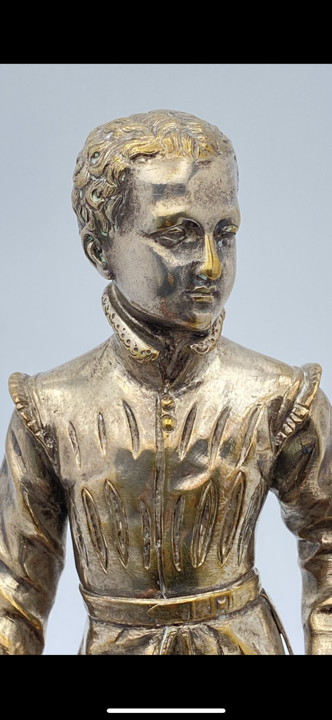 D’APRÈS FRANÇOIS JOSEPH BOSIO. GIOVANE ENRICO IV IN BRONZO ARGENTATO - immagine 7