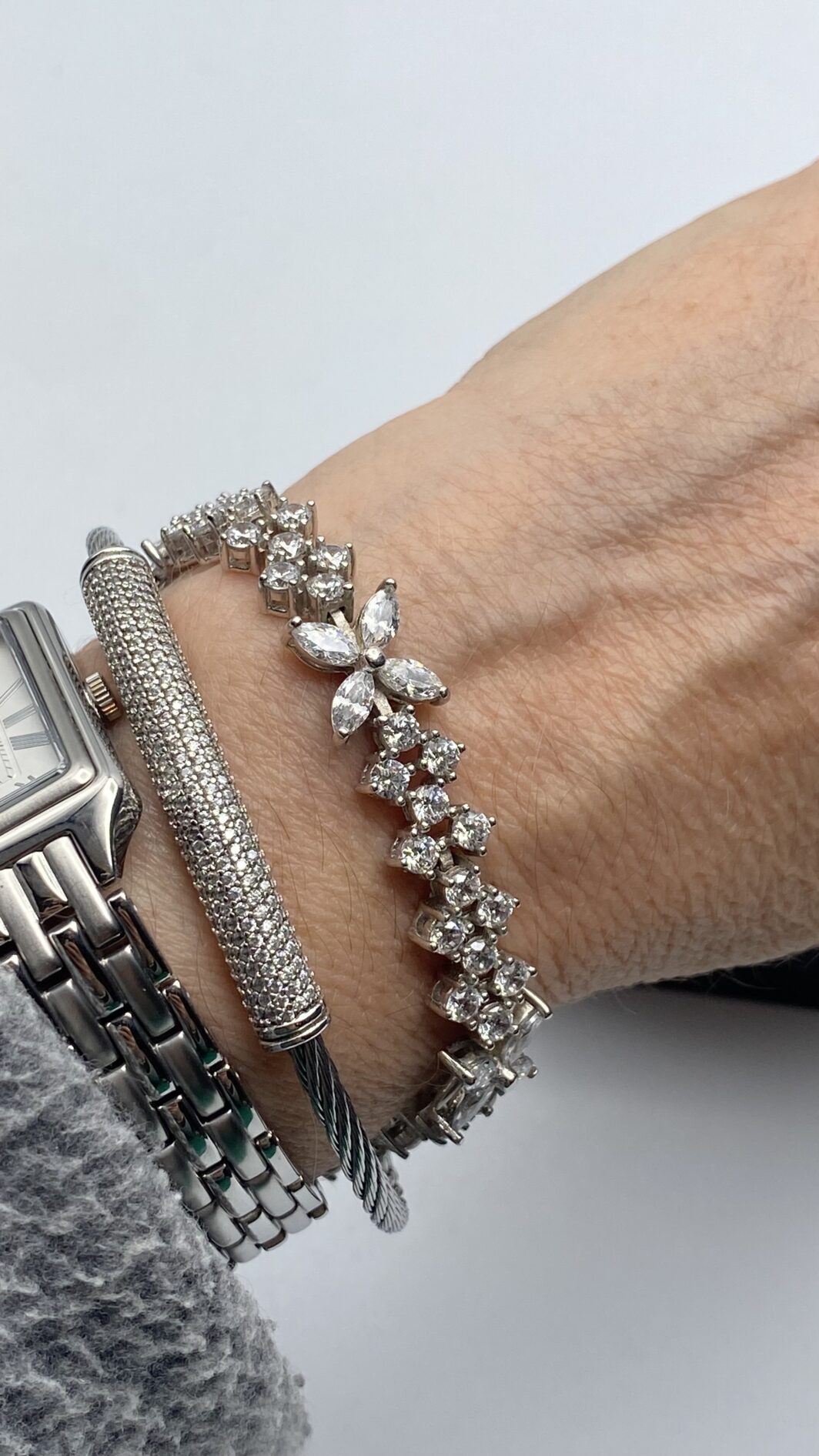 DEMI PARURE IN ARGENTO 925 E ZIRCONI. - immagine 11