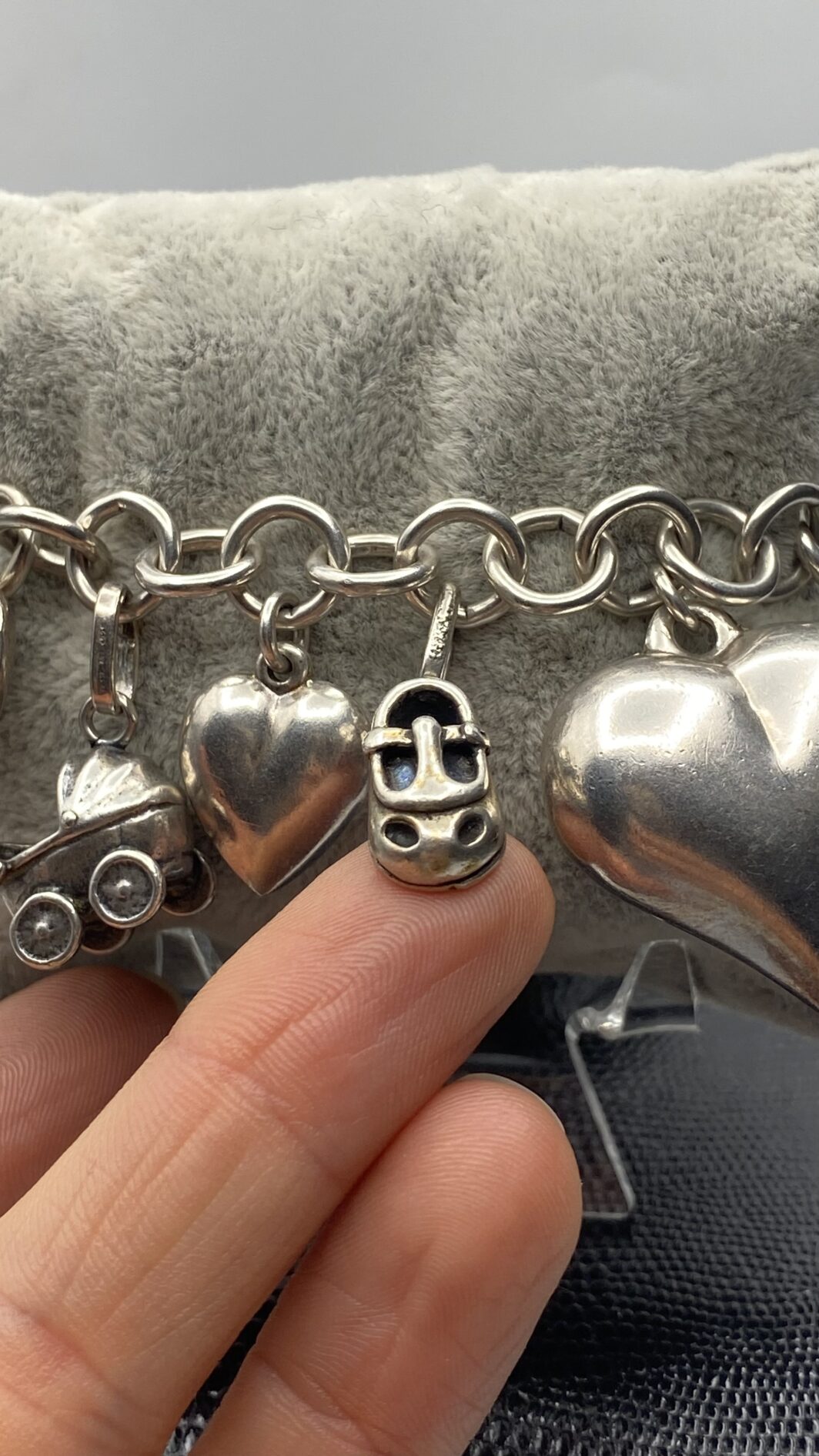 BRACCIALE VINTAGE IN ARGENTO FIRMATO G.RASPINI. ITALIA, ANNI ‘80. - immagine 29