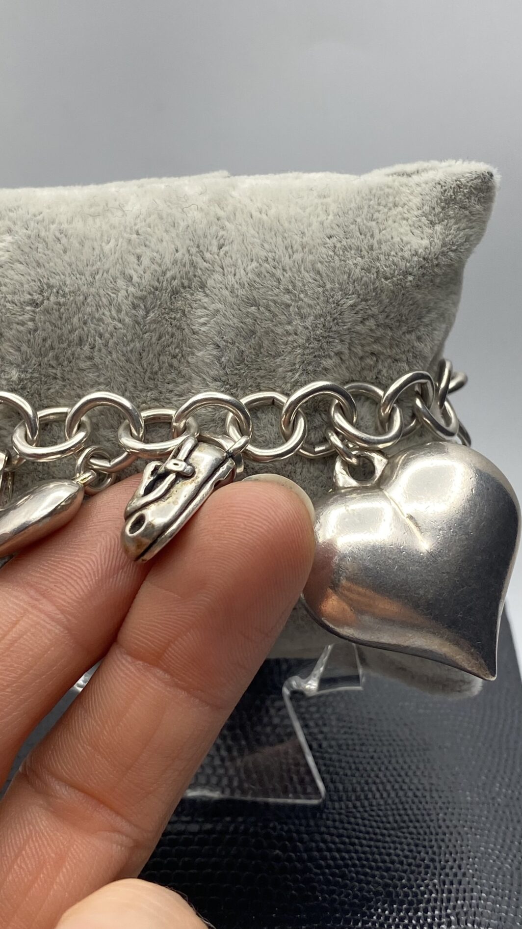 BRACCIALE VINTAGE IN ARGENTO FIRMATO G.RASPINI. ITALIA, ANNI ‘80. - immagine 26