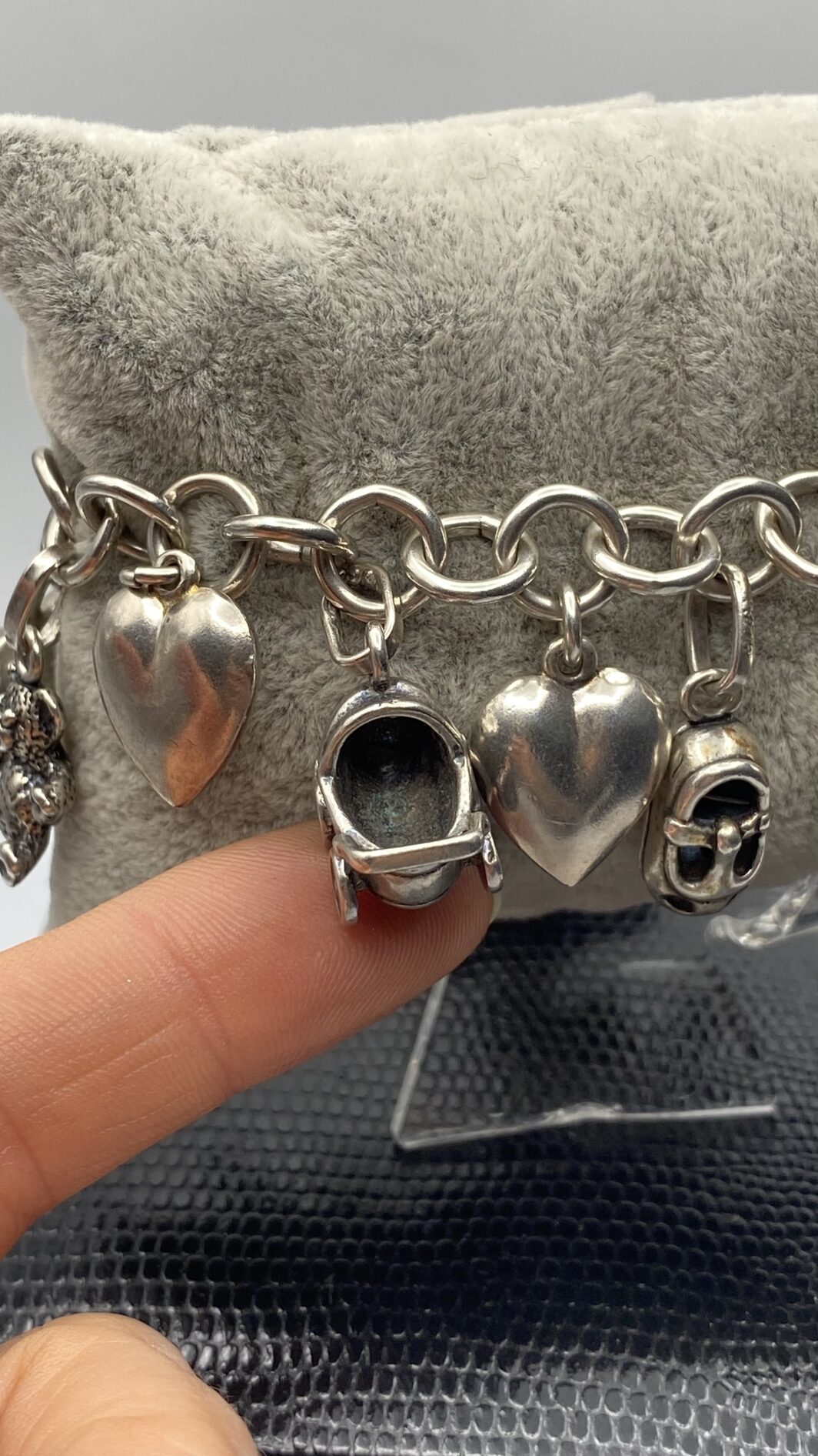 BRACCIALE VINTAGE IN ARGENTO FIRMATO G.RASPINI. ITALIA, ANNI ‘80. - immagine 25
