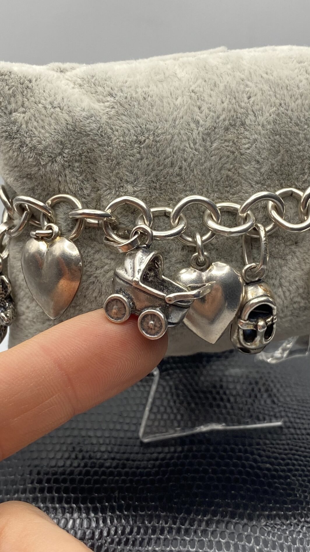 BRACCIALE VINTAGE IN ARGENTO FIRMATO G.RASPINI. ITALIA, ANNI ‘80. - immagine 24