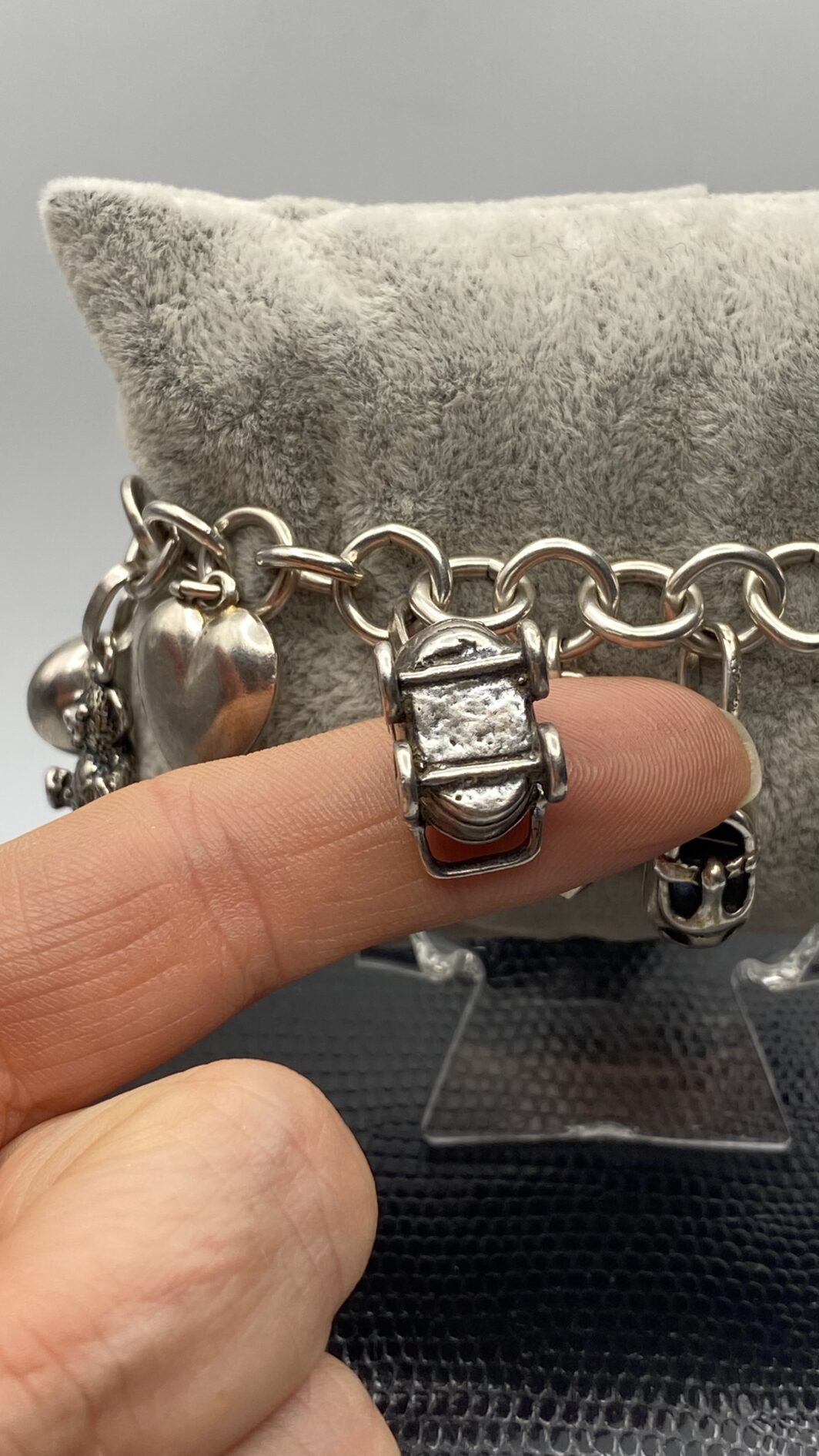 BRACCIALE VINTAGE IN ARGENTO FIRMATO G.RASPINI. ITALIA, ANNI ‘80. - immagine 23