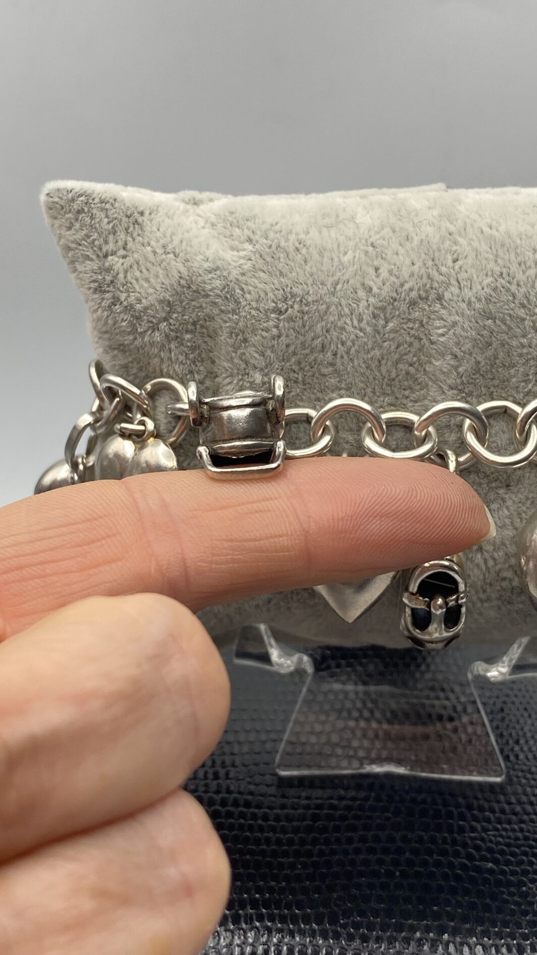 BRACCIALE VINTAGE IN ARGENTO FIRMATO G.RASPINI. ITALIA, ANNI ‘80. - immagine 22