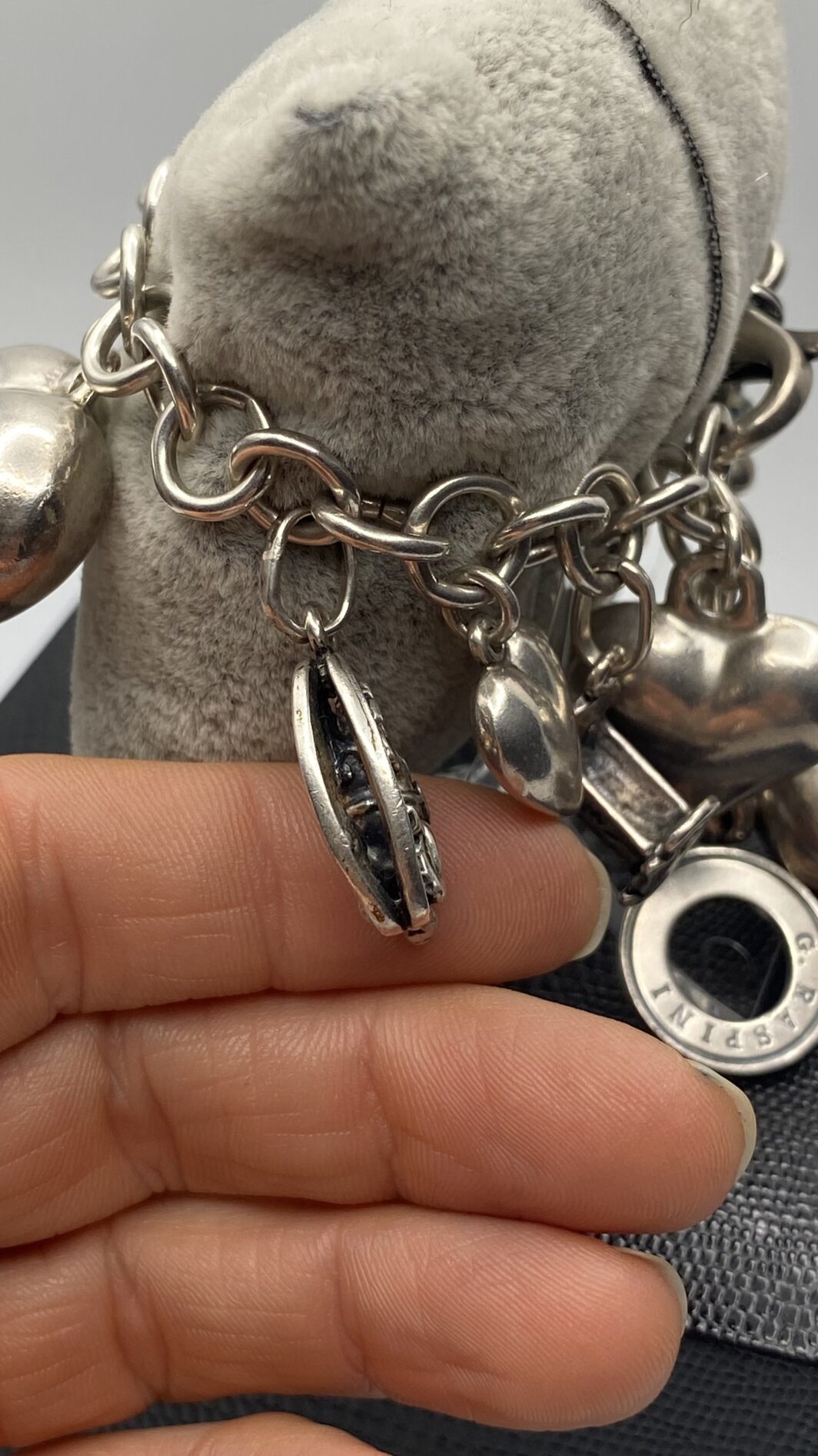 BRACCIALE VINTAGE IN ARGENTO FIRMATO G.RASPINI. ITALIA, ANNI ‘80. - immagine 20