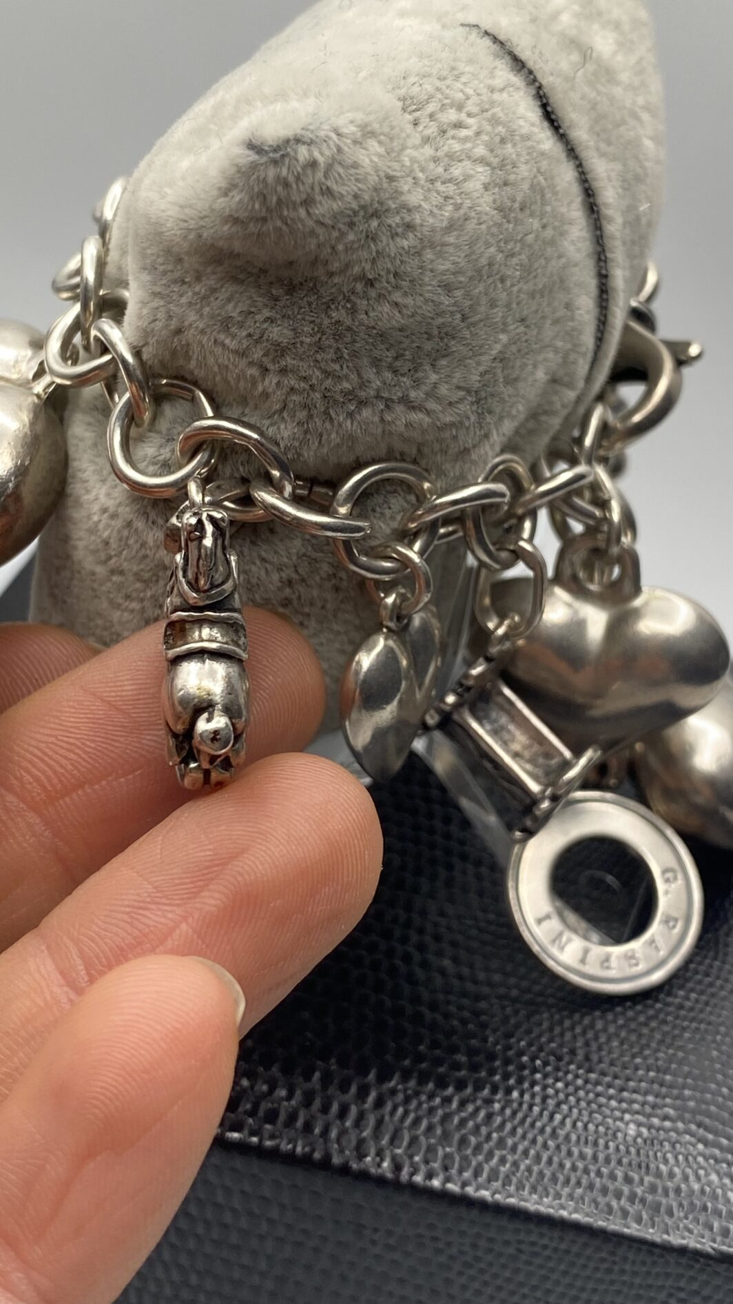 BRACCIALE VINTAGE IN ARGENTO FIRMATO G.RASPINI. ITALIA, ANNI ‘80. - immagine 19