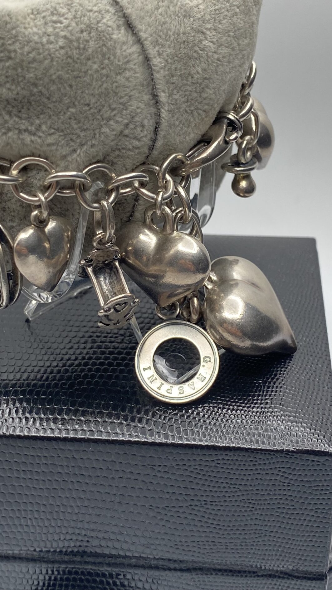 BRACCIALE VINTAGE IN ARGENTO FIRMATO G.RASPINI. ITALIA, ANNI ‘80. - immagine 17