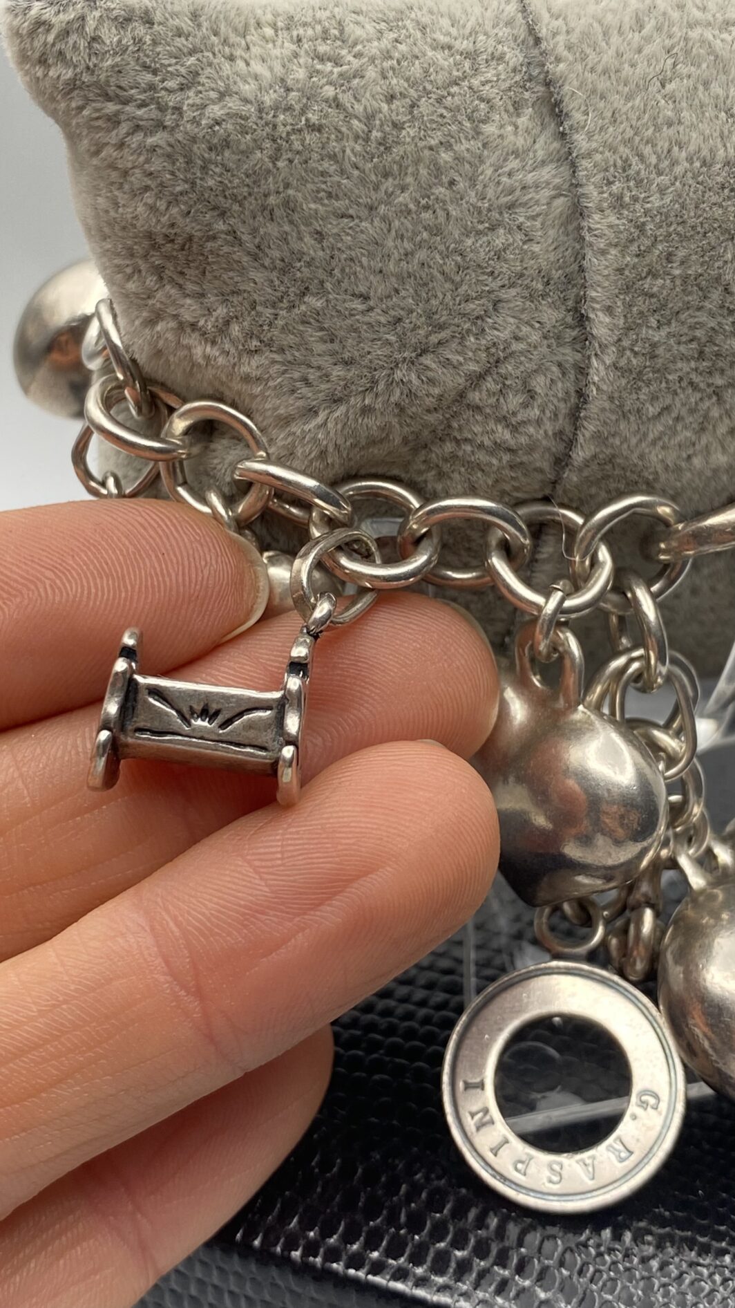 BRACCIALE VINTAGE IN ARGENTO FIRMATO G.RASPINI. ITALIA, ANNI ‘80. - immagine 15