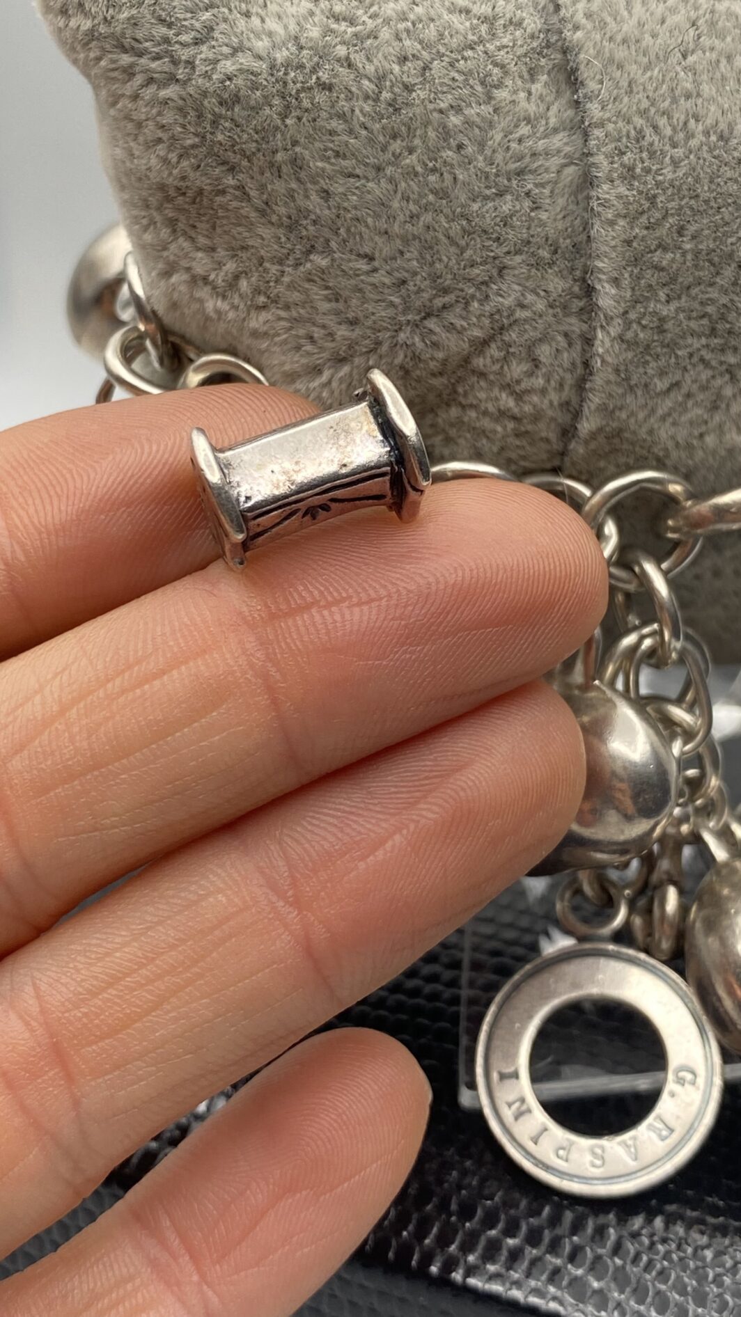 BRACCIALE VINTAGE IN ARGENTO FIRMATO G.RASPINI. ITALIA, ANNI ‘80. - immagine 14