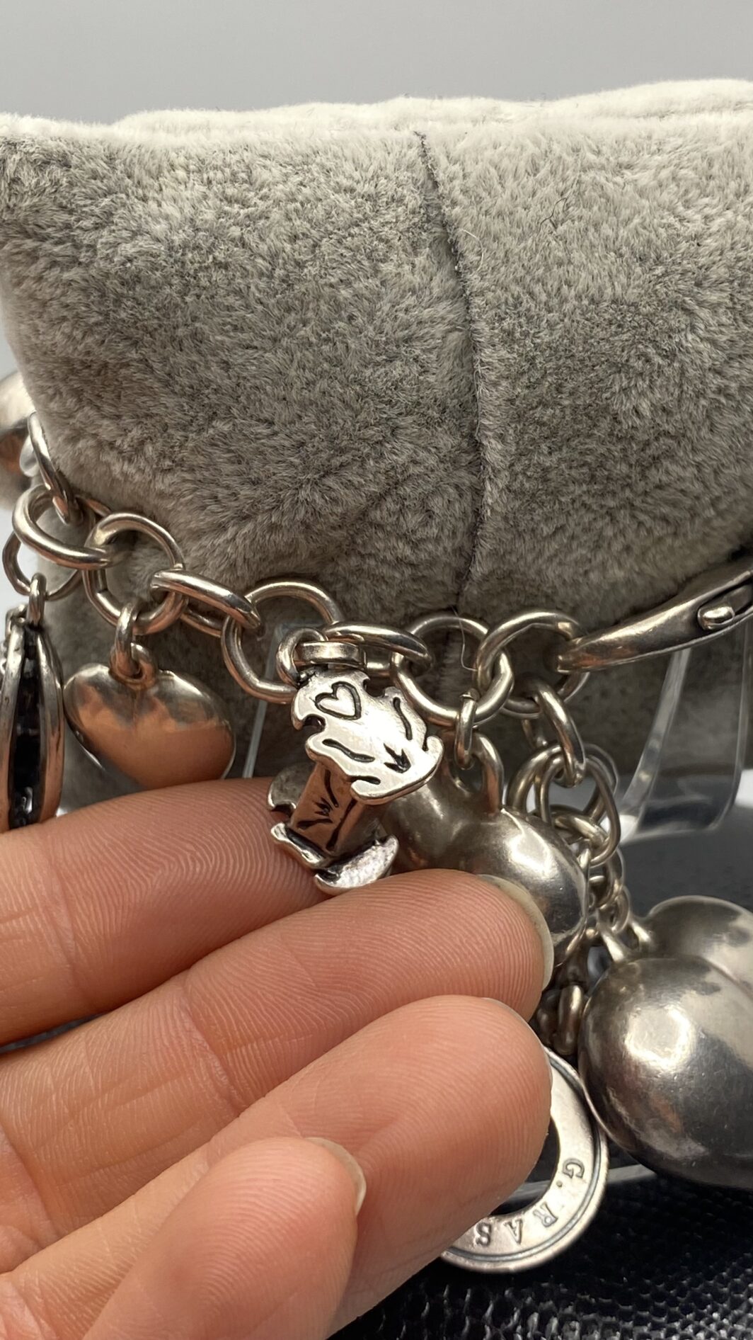 BRACCIALE VINTAGE IN ARGENTO FIRMATO G.RASPINI. ITALIA, ANNI ‘80. - immagine 13