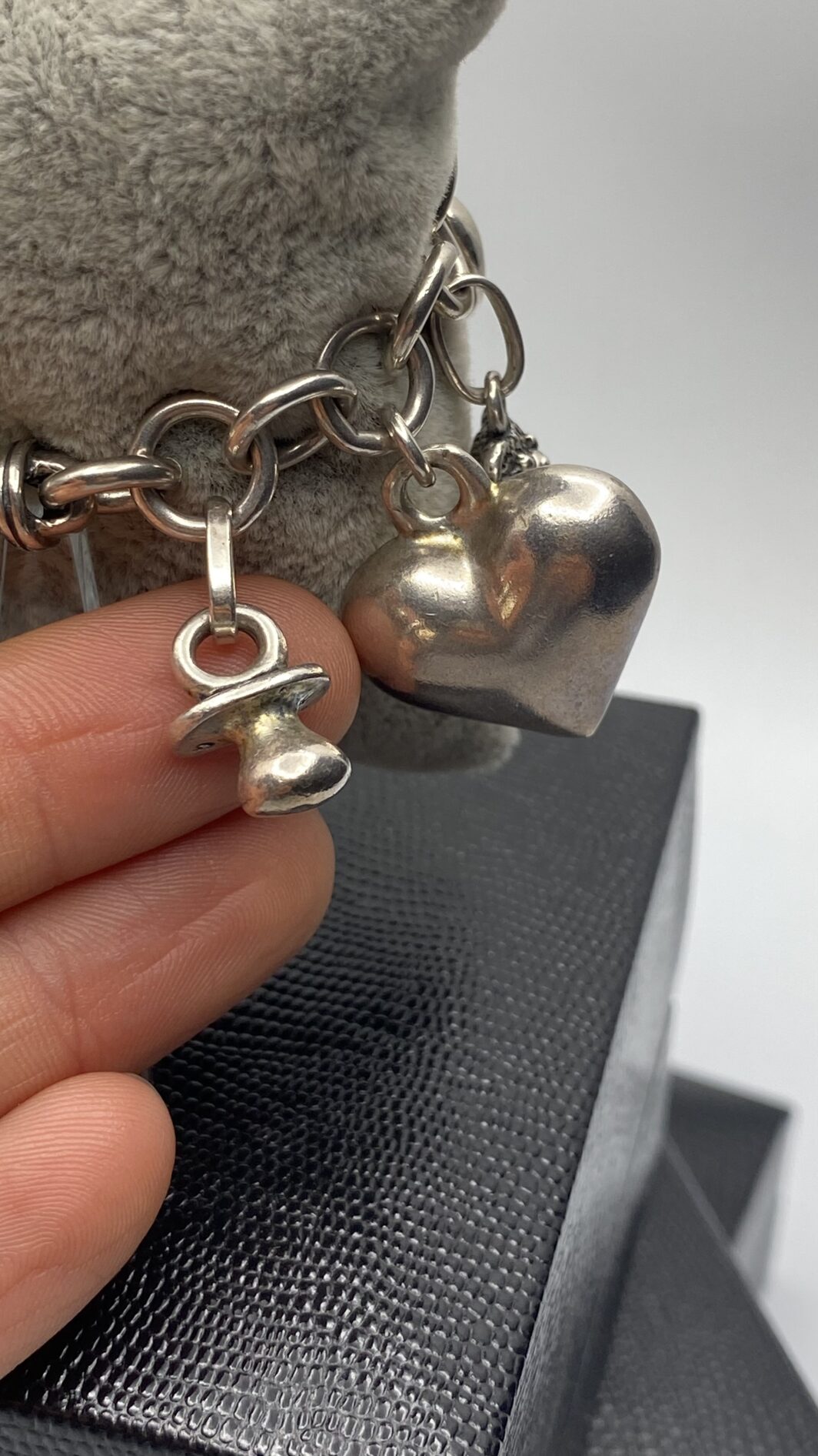 BRACCIALE VINTAGE IN ARGENTO FIRMATO G.RASPINI. ITALIA, ANNI ‘80. - immagine 11