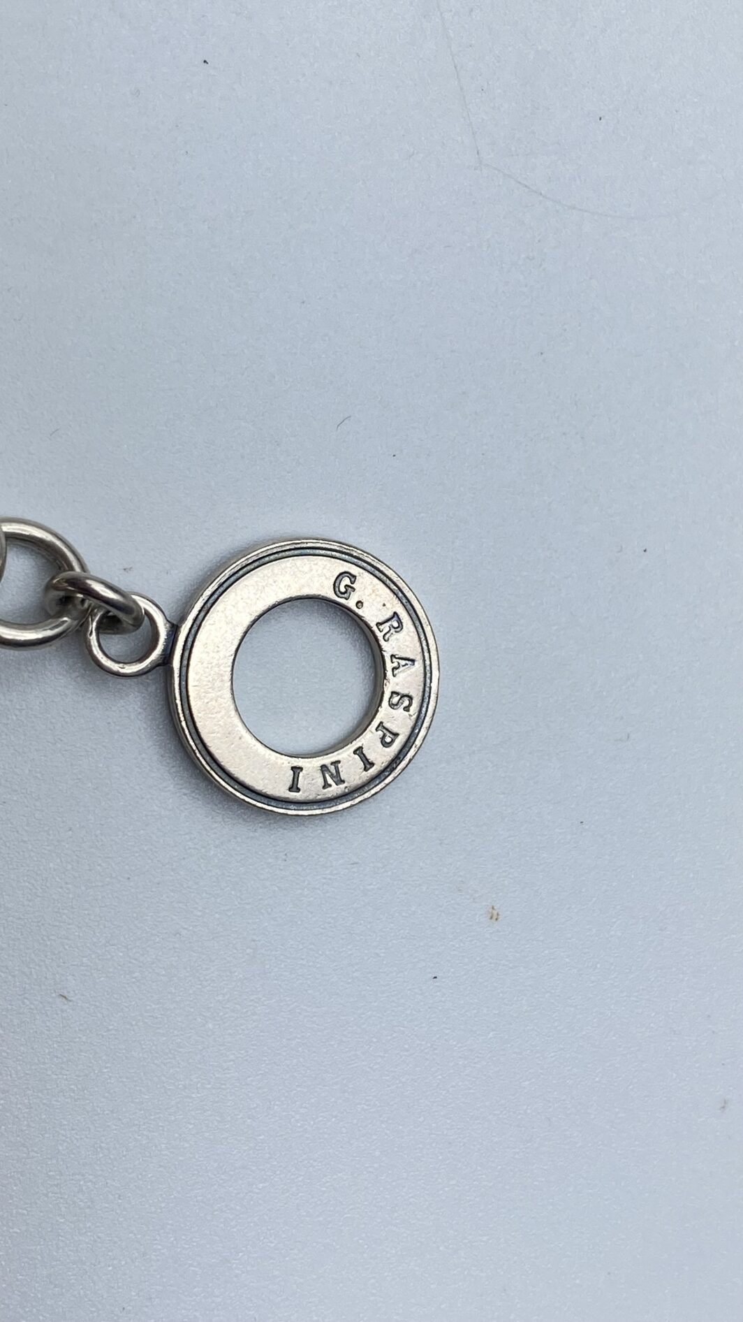 BRACCIALE VINTAGE IN ARGENTO FIRMATO G.RASPINI. ITALIA, ANNI ‘80. - immagine 3
