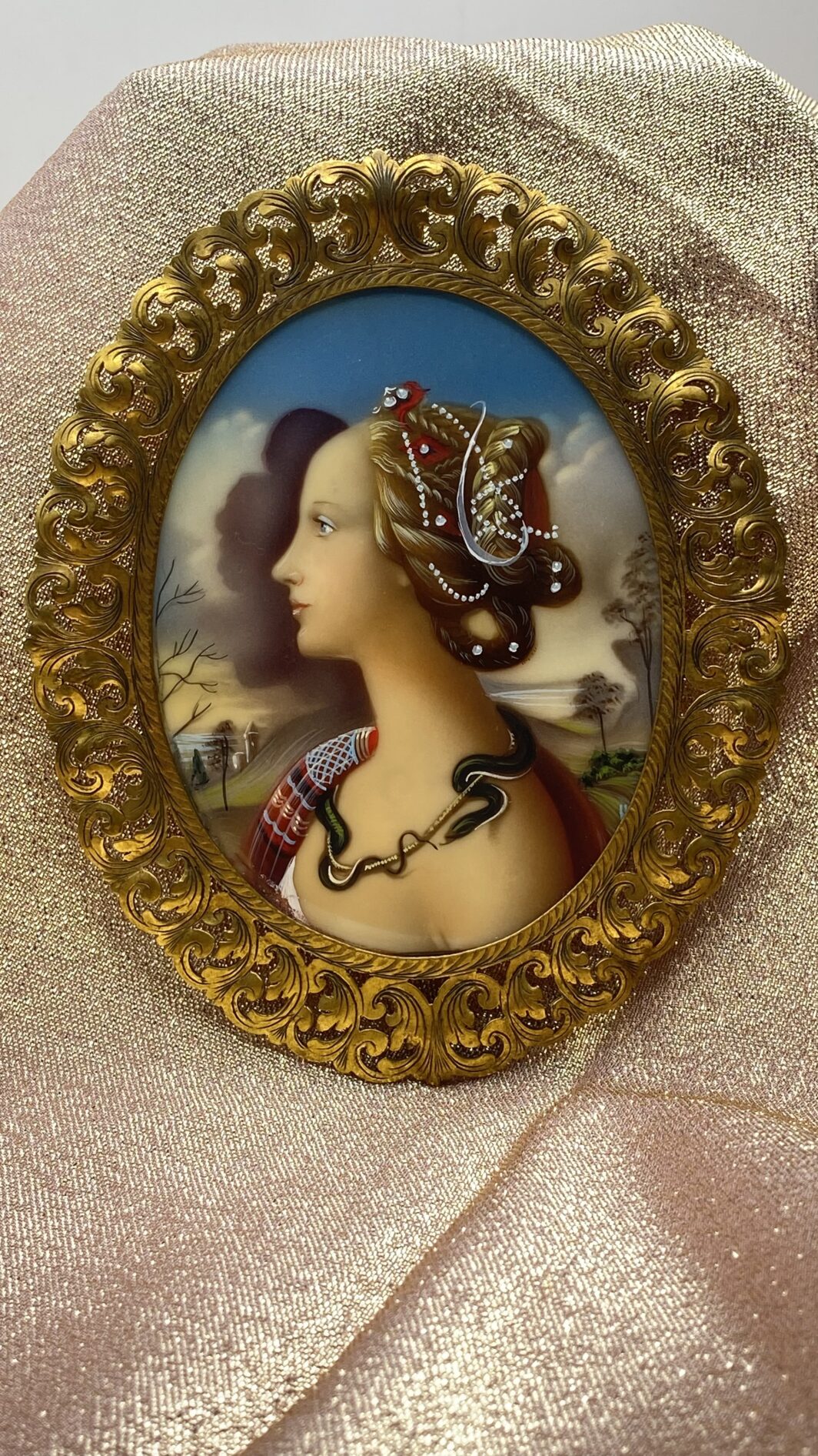 PIETRO DI COSIMO D’APRÈS SIMONETTA VESPUCCI SU CELLULOIDE. EPOCA FINE XIX sec. - immagine 12