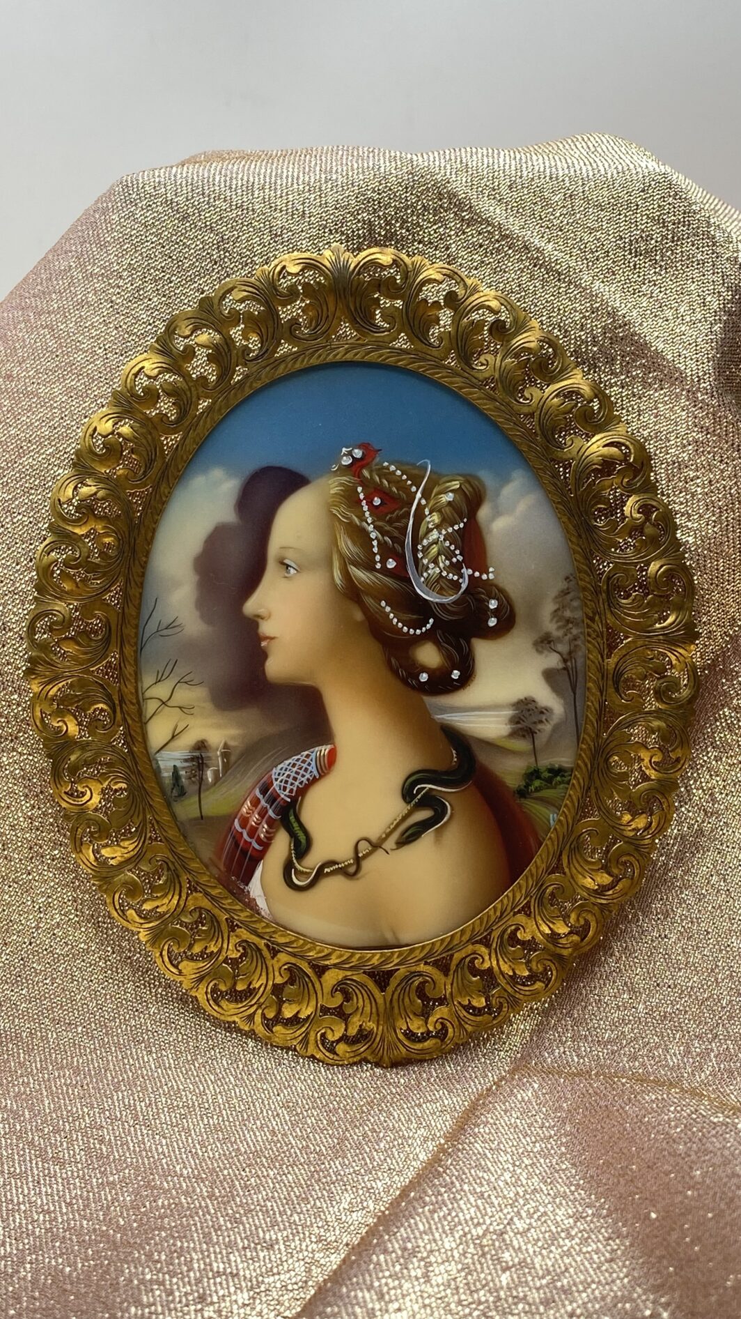 PIETRO DI COSIMO D’APRÈS SIMONETTA VESPUCCI SU CELLULOIDE. EPOCA FINE XIX sec. - immagine 13